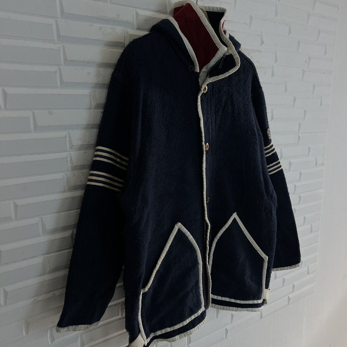Vintage VINTAGE SOLDIER US ARMY ISSUE NAVY WOOL JACKET SINA COVA Size US M / EU 48-50 / 2 - 4 Thumbnail