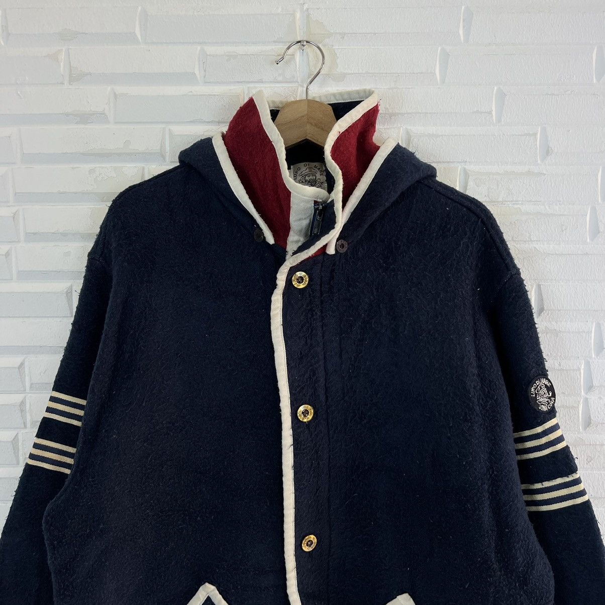 Vintage VINTAGE SOLDIER US ARMY ISSUE NAVY WOOL JACKET SINA COVA Size US M / EU 48-50 / 2 - 3 Thumbnail