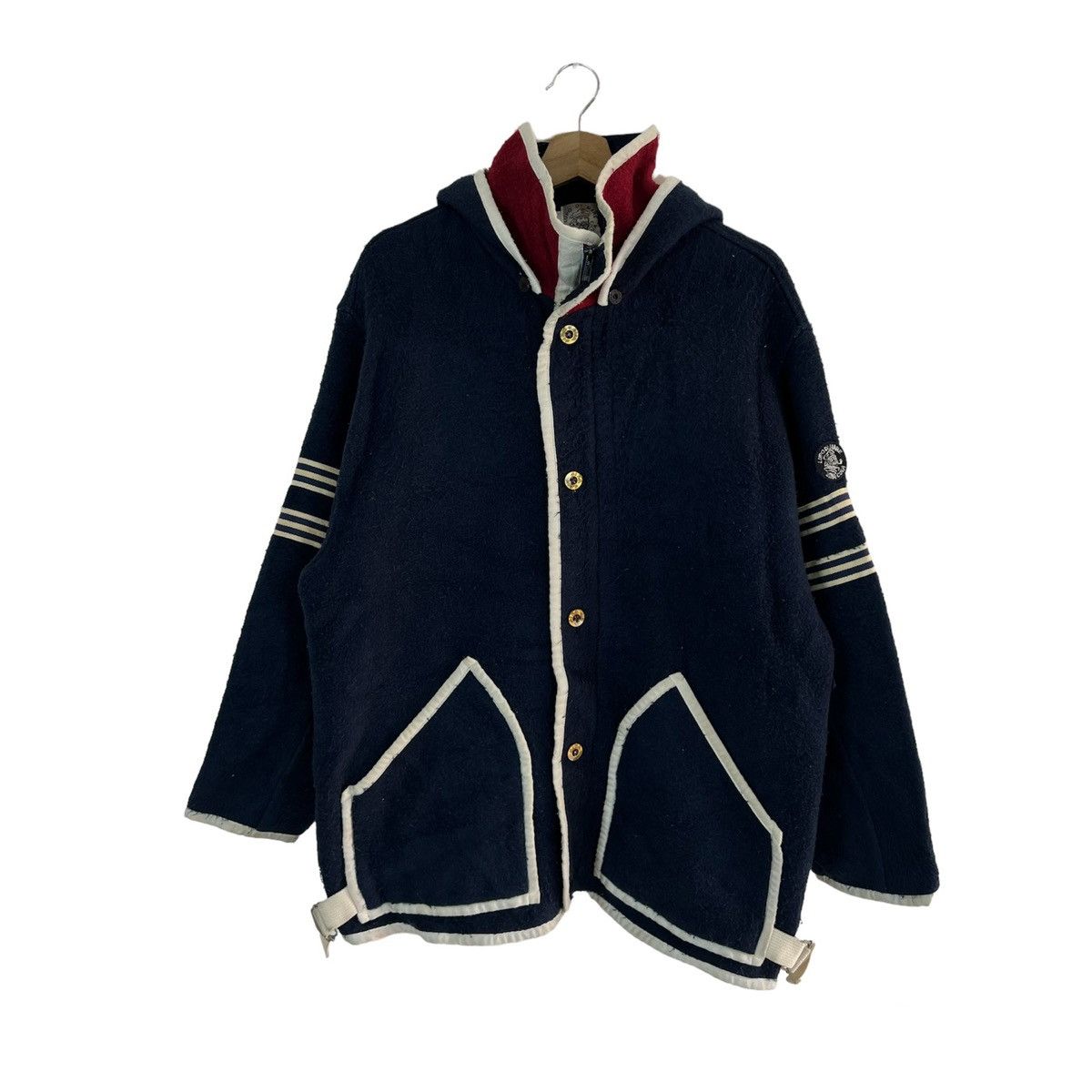Vintage VINTAGE SOLDIER US ARMY ISSUE NAVY WOOL JACKET SINA COVA Size US M / EU 48-50 / 2 - 1 Thumbnail