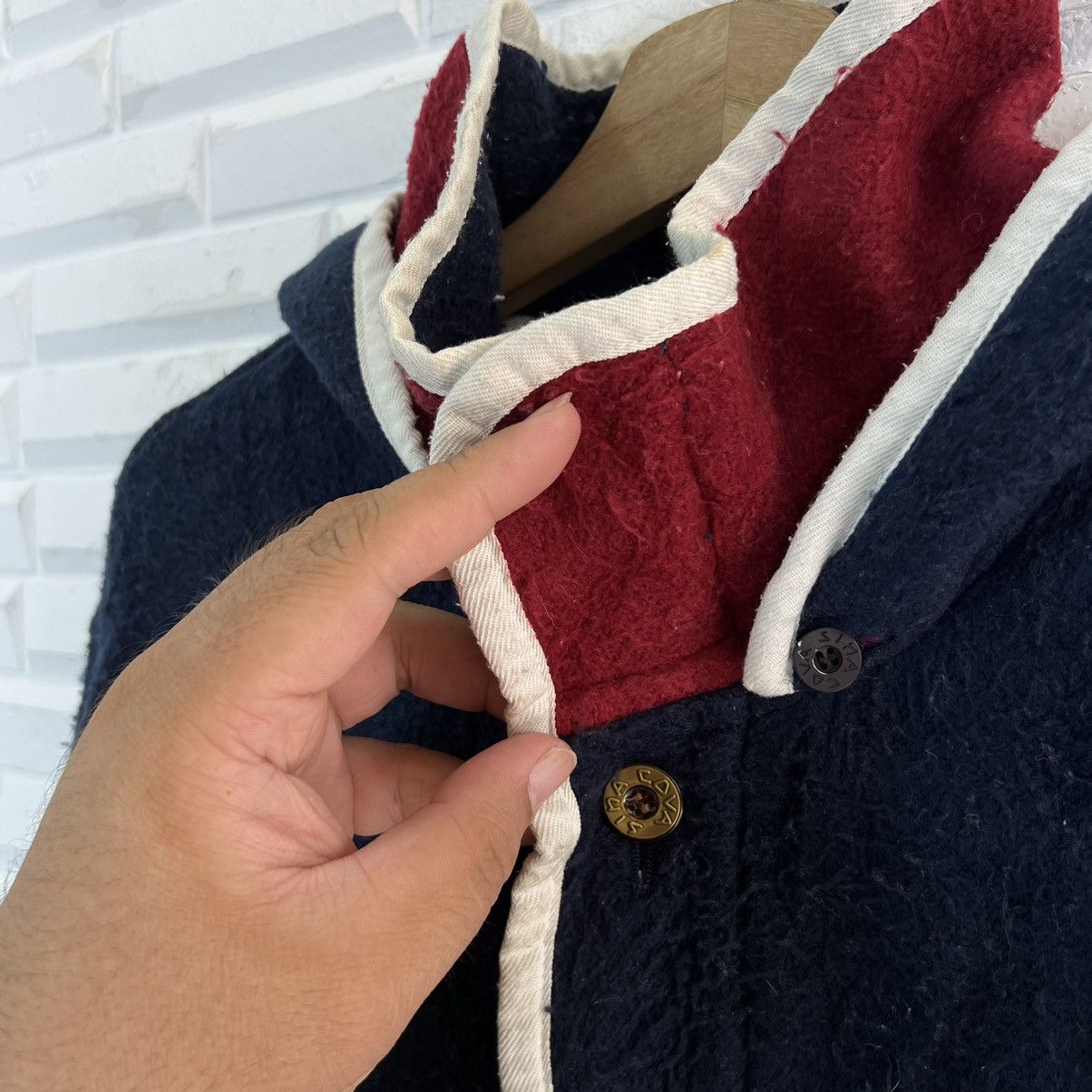 Vintage VINTAGE SOLDIER US ARMY ISSUE NAVY WOOL JACKET SINA COVA Size US M / EU 48-50 / 2 - 7 Thumbnail