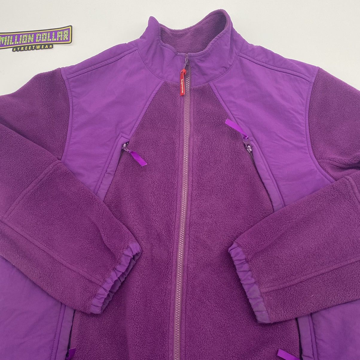Vintage Supreme Polartec Zip Up Jacket Size US L / EU 52-54 / 3 - 4 Thumbnail