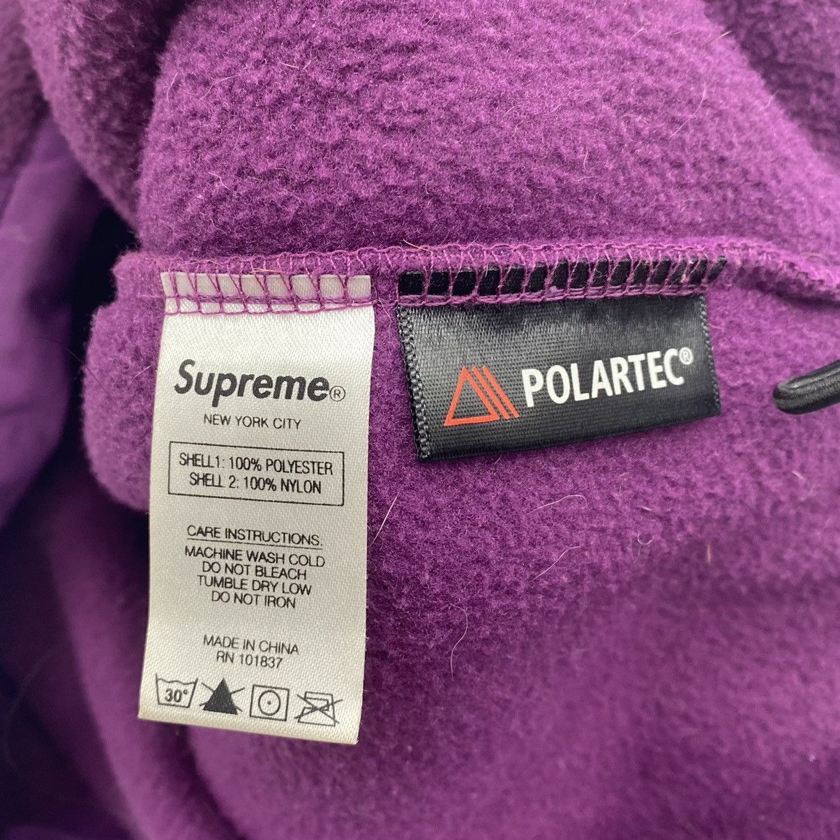 Vintage Supreme Polartec Zip Up Jacket Size US L / EU 52-54 / 3 - 10 Thumbnail