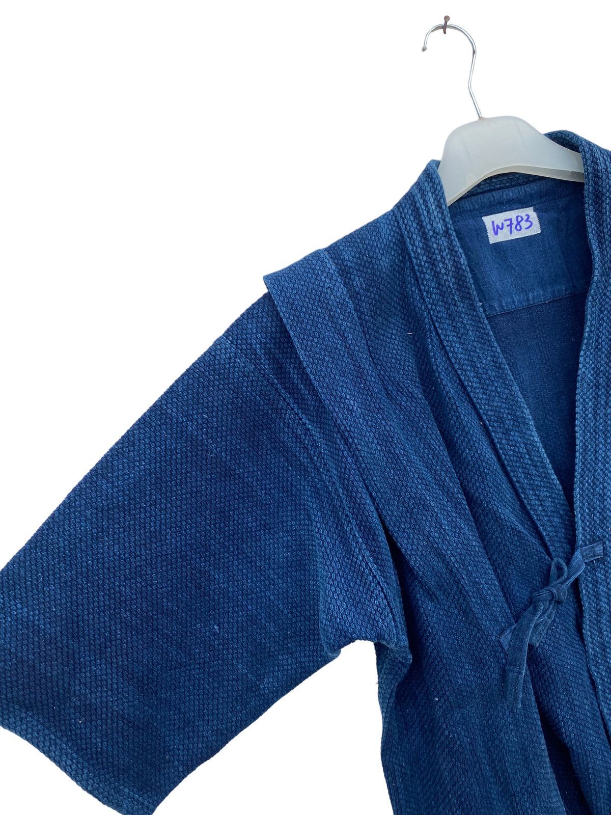 Japanese Brand Vintage Japanese Noragi Wabizuge Indigo Textile Style Jacket Size US L / EU 52-54 / 3 - 6 Thumbnail