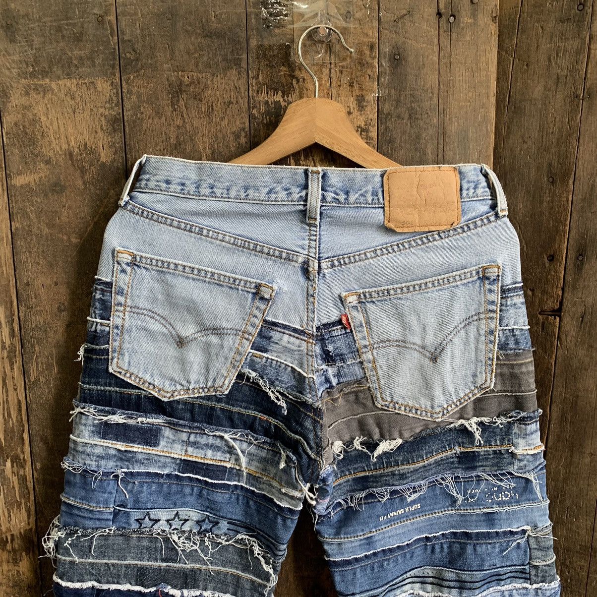 Levi's Vintage Clothing Reconstructed Levis Hagi Jeans Hysteric Glamour Style Size US 30 / EU 46 - 10 Thumbnail