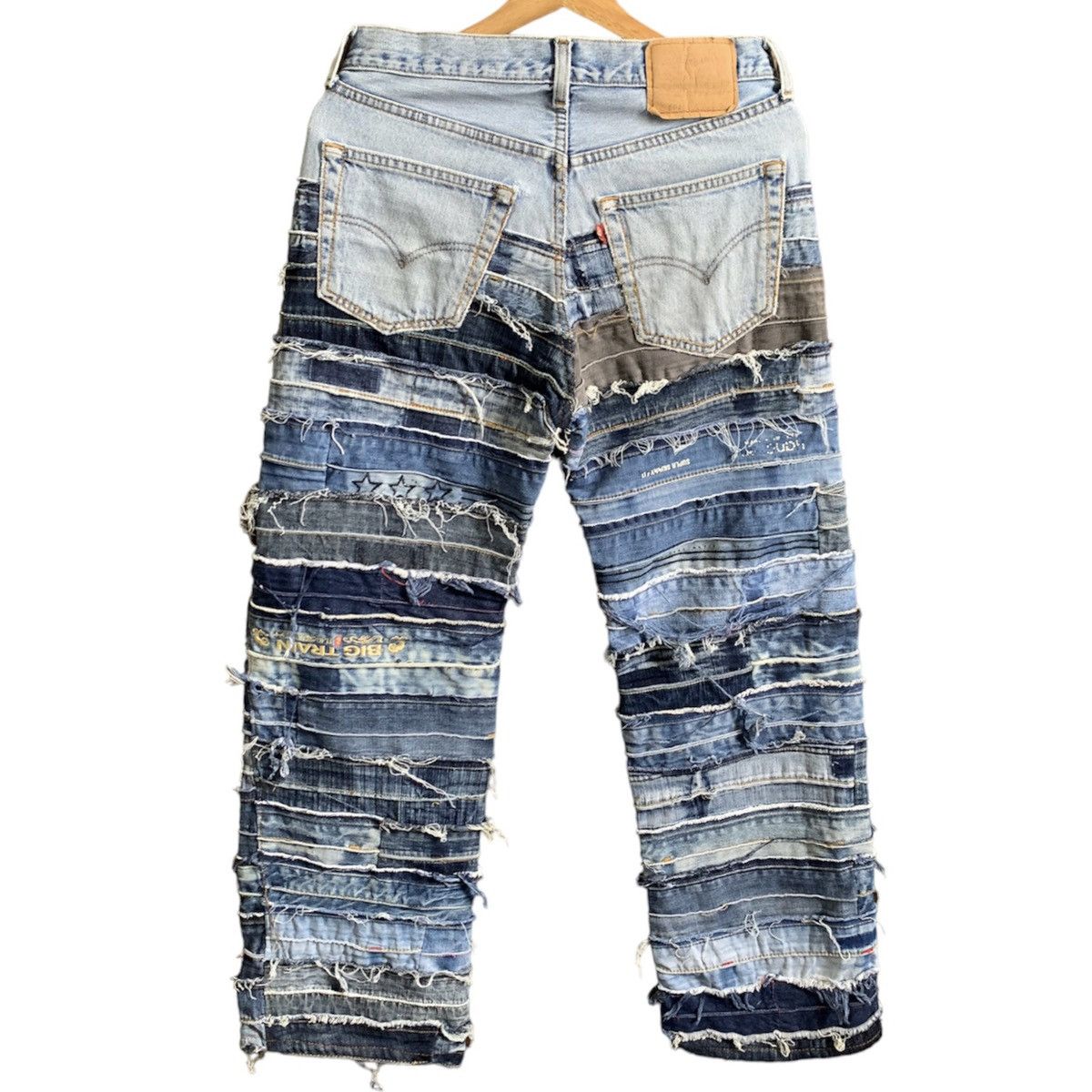 Levi's Vintage Clothing Reconstructed Levis Hagi Jeans Hysteric Glamour Style Size US 30 / EU 46 - 2 Thumbnail