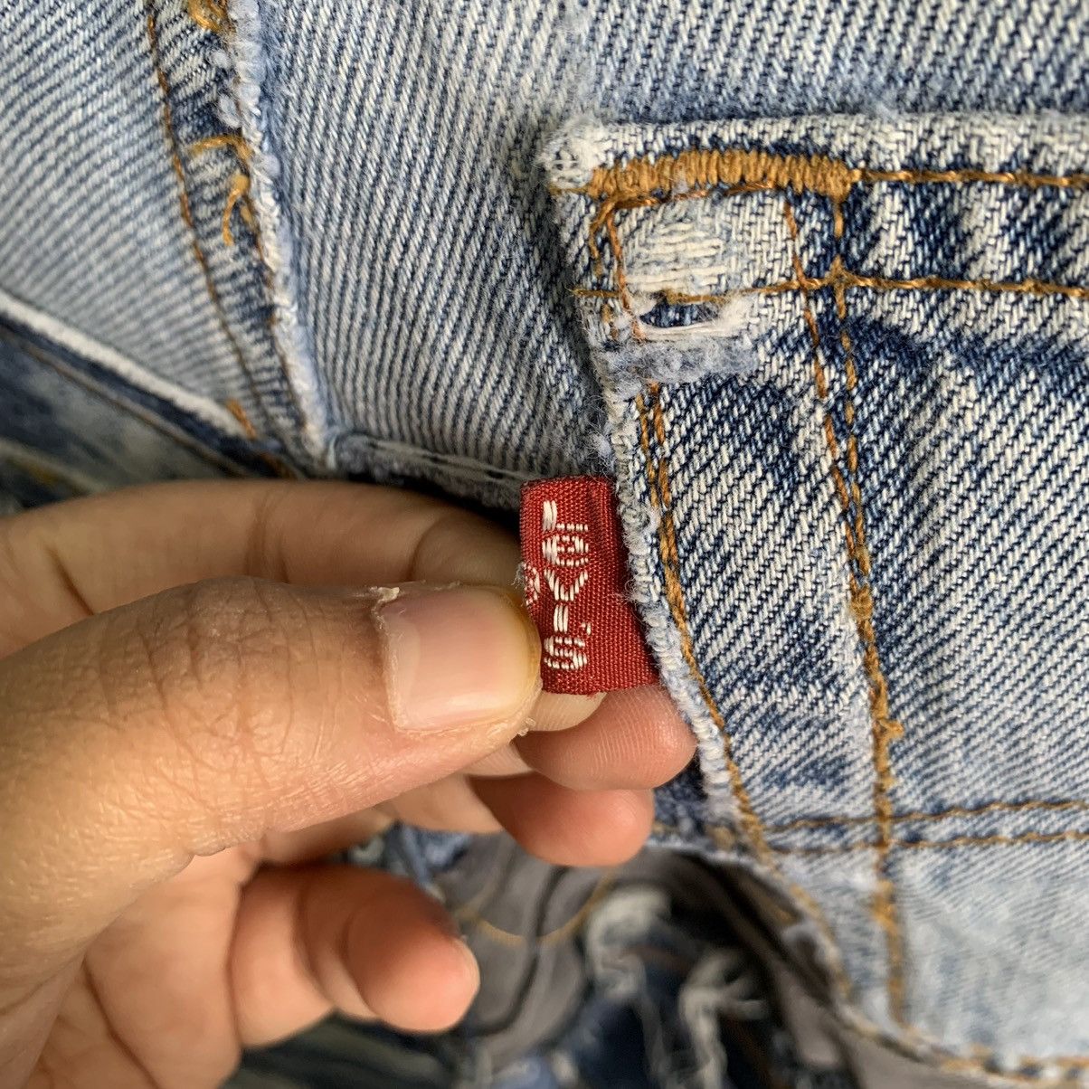Levi's Vintage Clothing Reconstructed Levis Hagi Jeans Hysteric Glamour Style Size US 30 / EU 46 - 11 Thumbnail