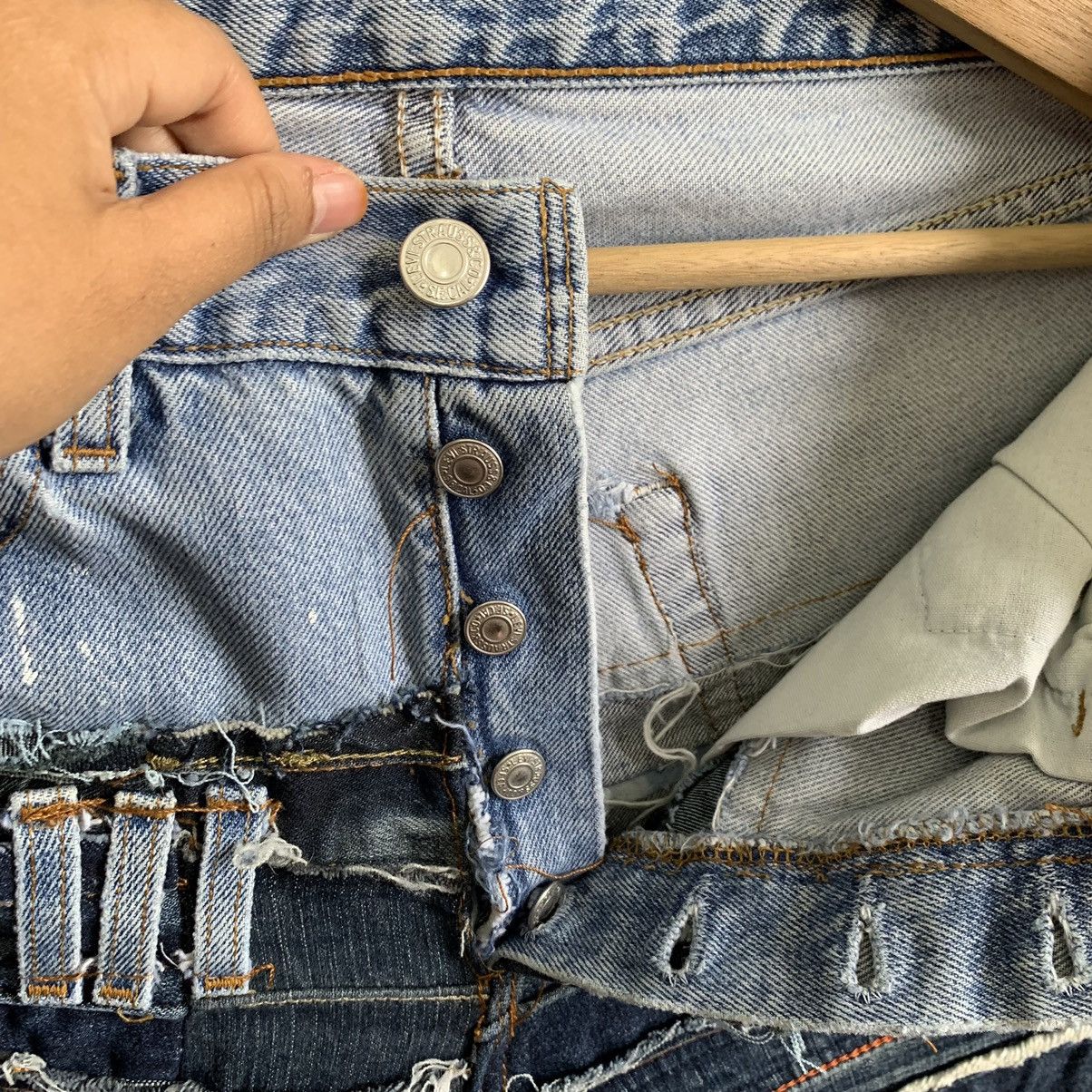 Levi's Vintage Clothing Reconstructed Levis Hagi Jeans Hysteric Glamour Style Size US 30 / EU 46 - 7 Thumbnail