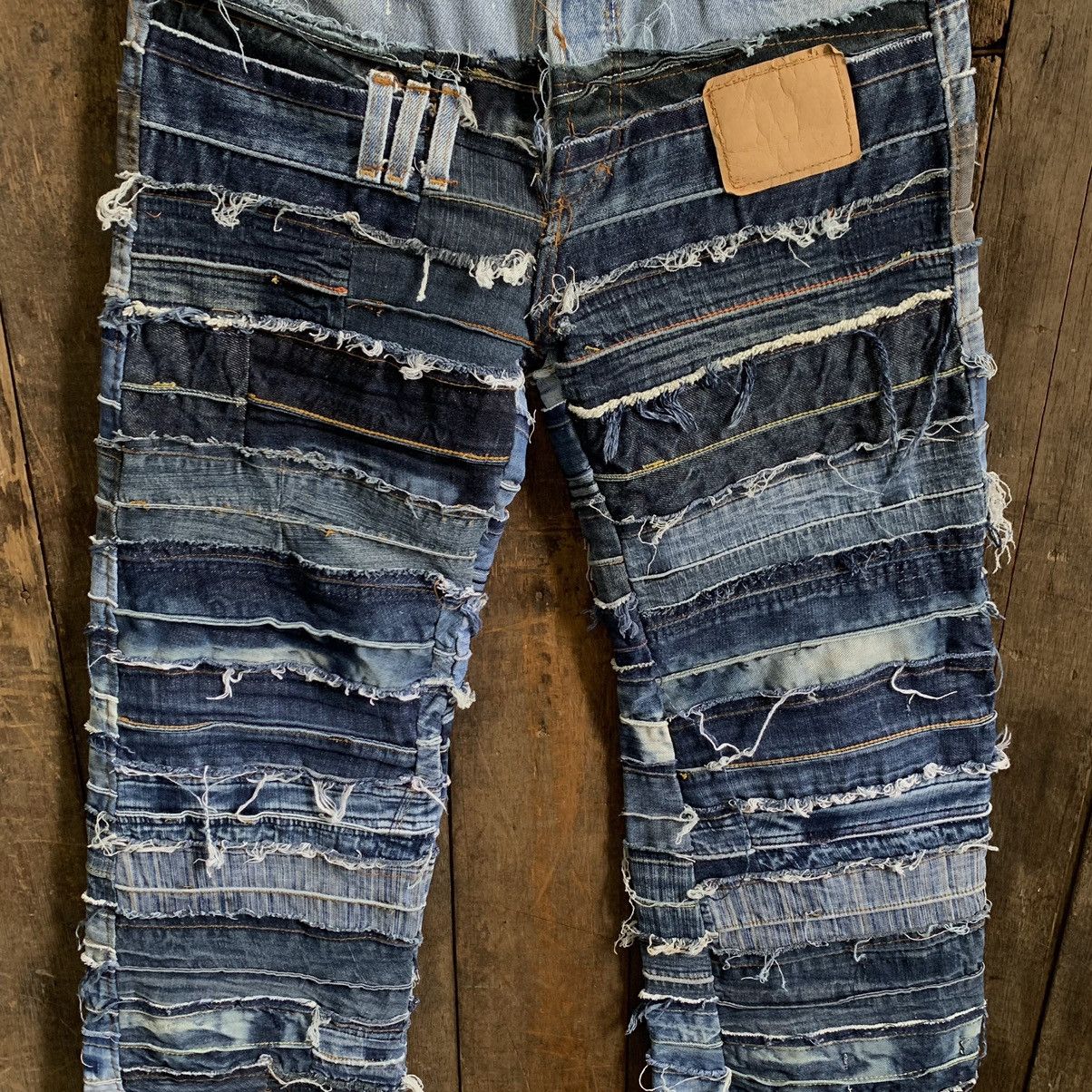 Levi's Vintage Clothing Reconstructed Levis Hagi Jeans Hysteric Glamour Style Size US 30 / EU 46 - 4 Thumbnail