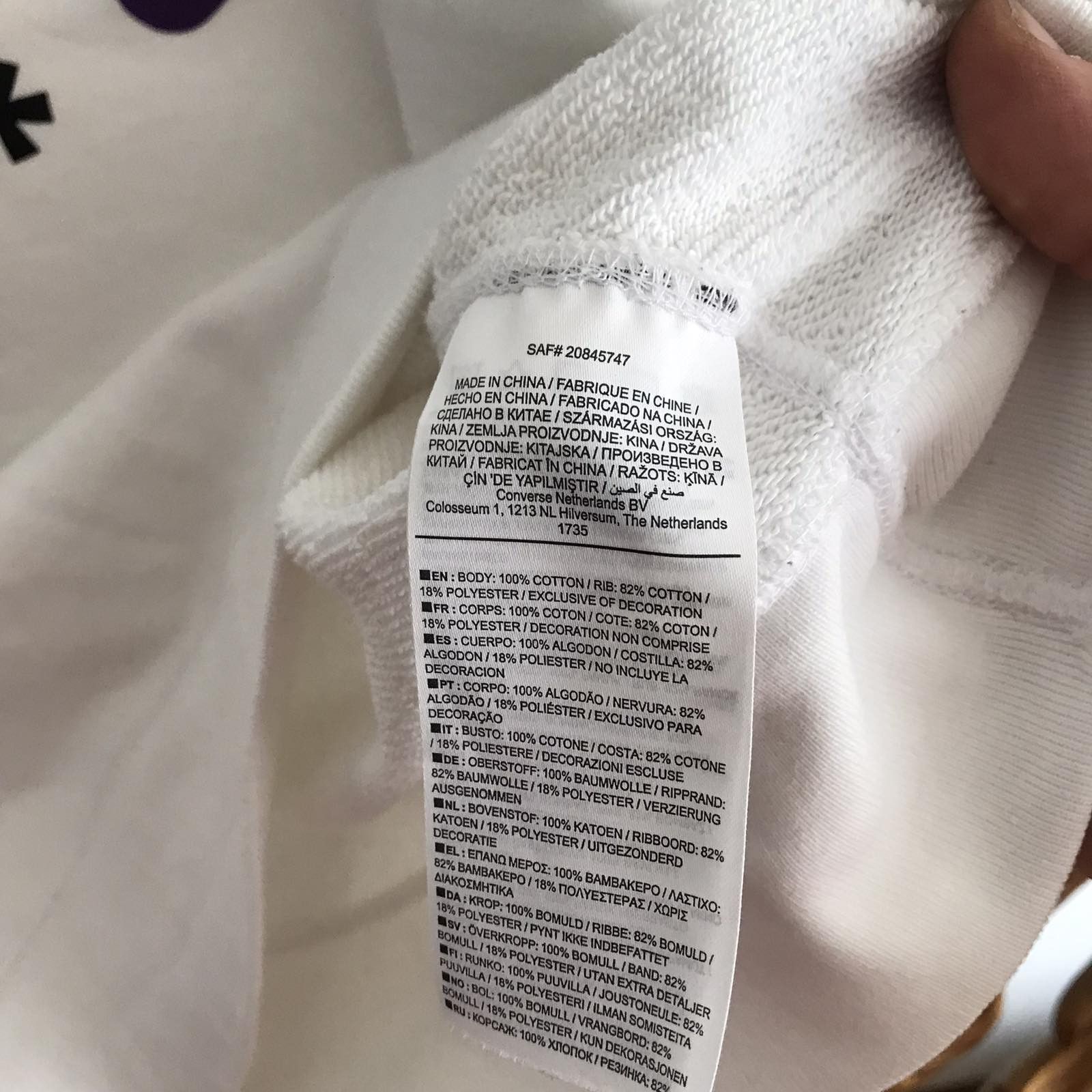 Converse × Golf le Fleur Rare CONVERSE X TYLER THE CREATOR GOLF LE FLEUR SWEATSHIRT Size US M / EU 48-50 / 2 - 7 Thumbnail