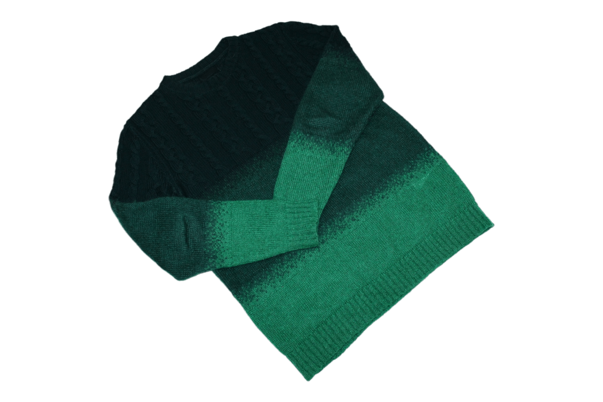 Costume National CoSTUME NATIONAL HOMME Mohair Gradient Crew Sweater Size US M / EU 48-50 / 2 - 1 Thumbnail