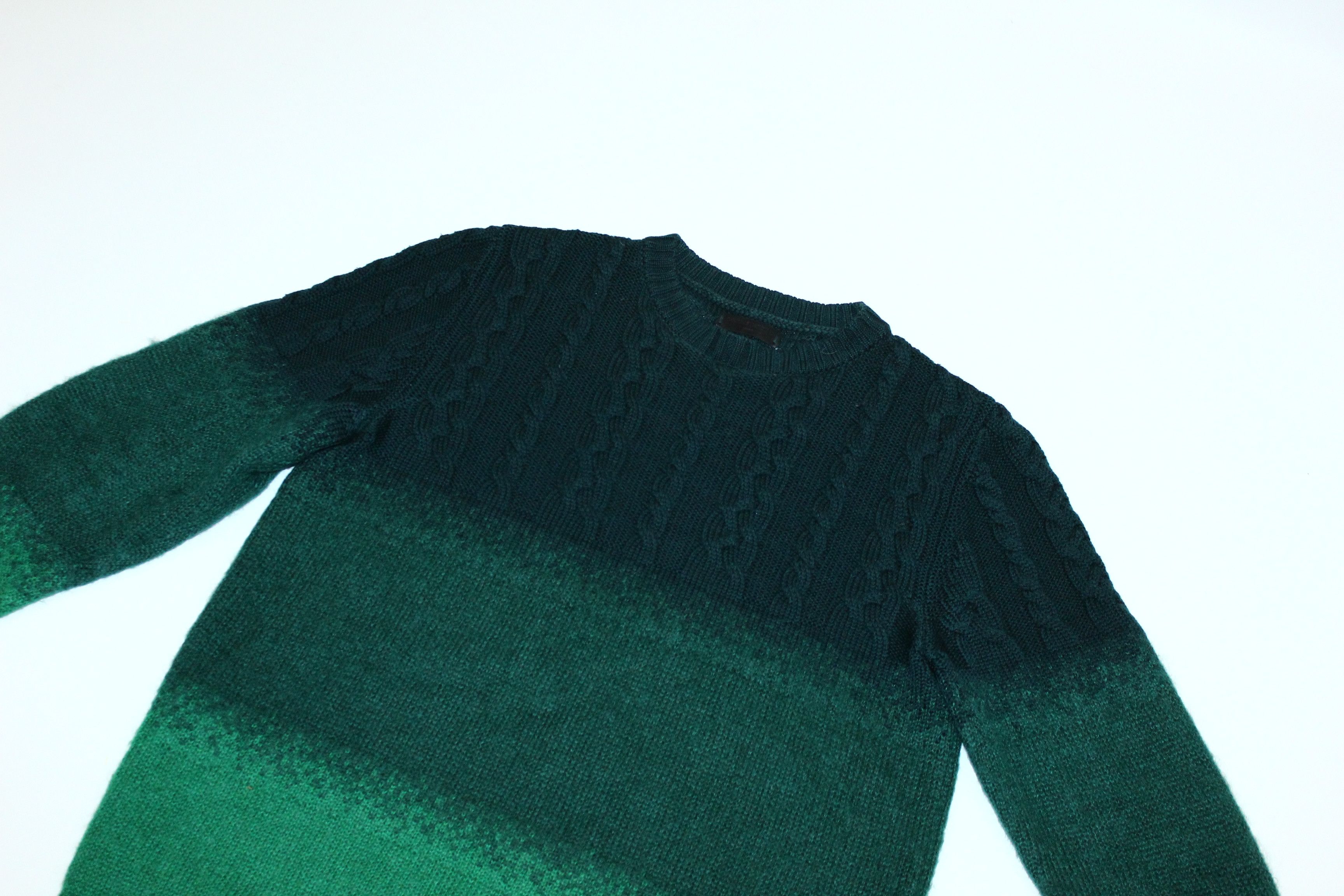 Costume National CoSTUME NATIONAL HOMME Mohair Gradient Crew Sweater Size US M / EU 48-50 / 2 - 4 Thumbnail