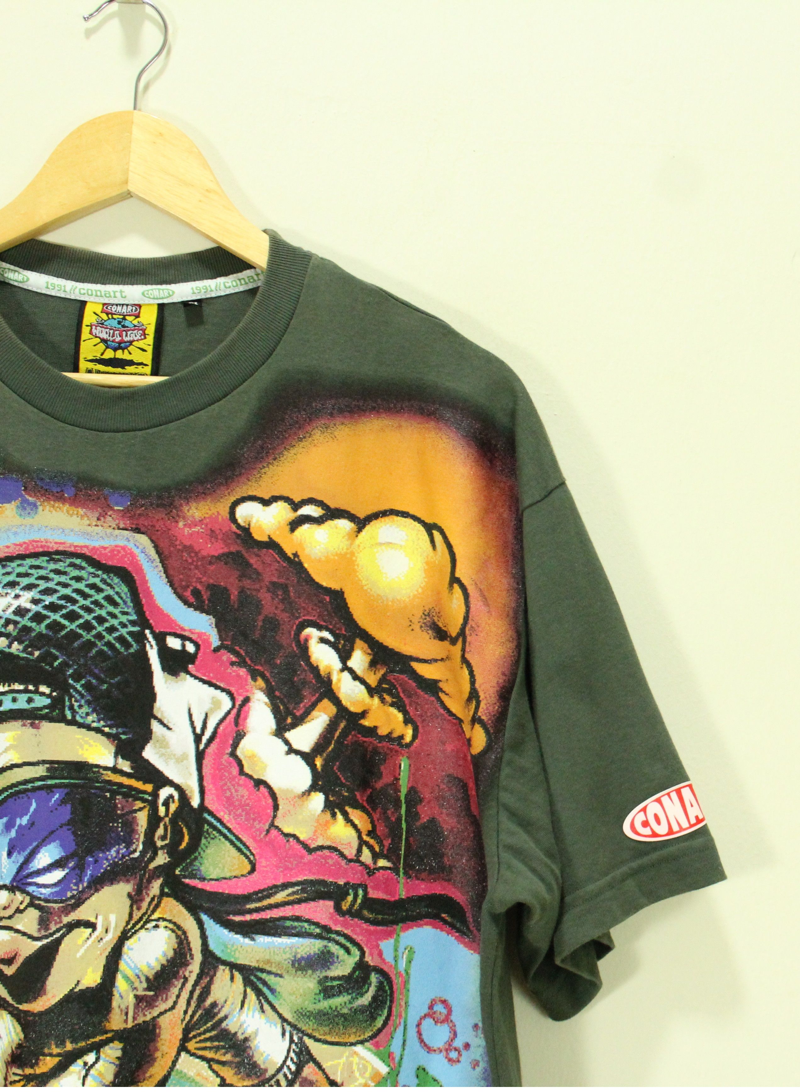 Vintage Vintage CONART T Shirt Graffiti Art Big Print Street Size US M / EU 48-50 / 2 - 2 Thumbnail