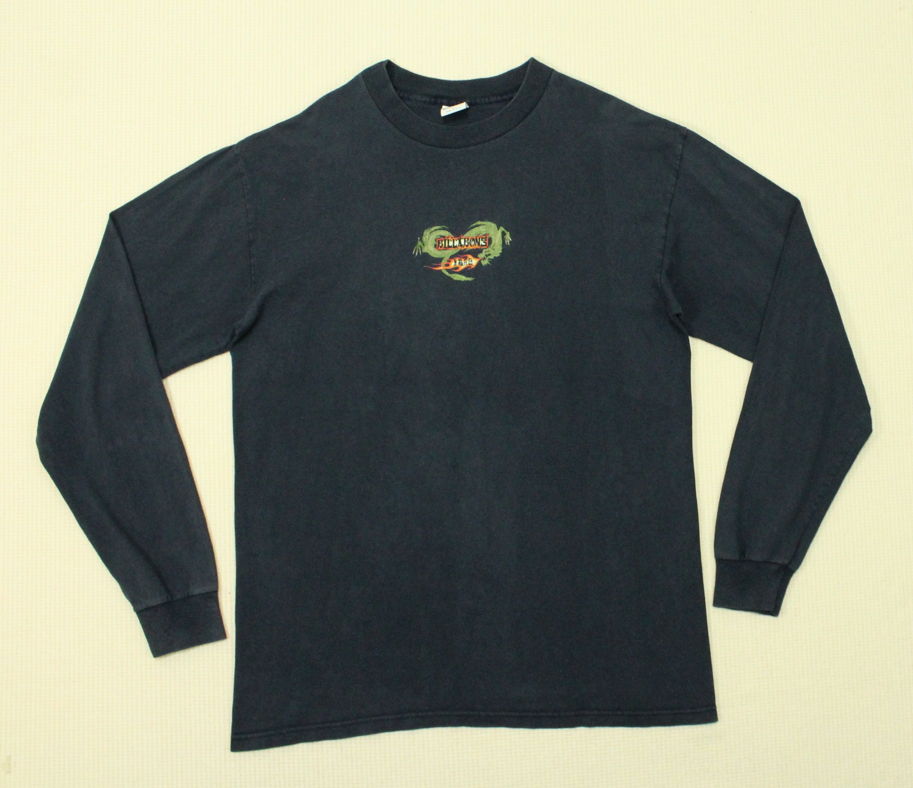 Billabong Vintage BILLABONG T Shirt Dragon Surf Style Long Sleeve Size US L / EU 52-54 / 3 - 6 Thumbnail