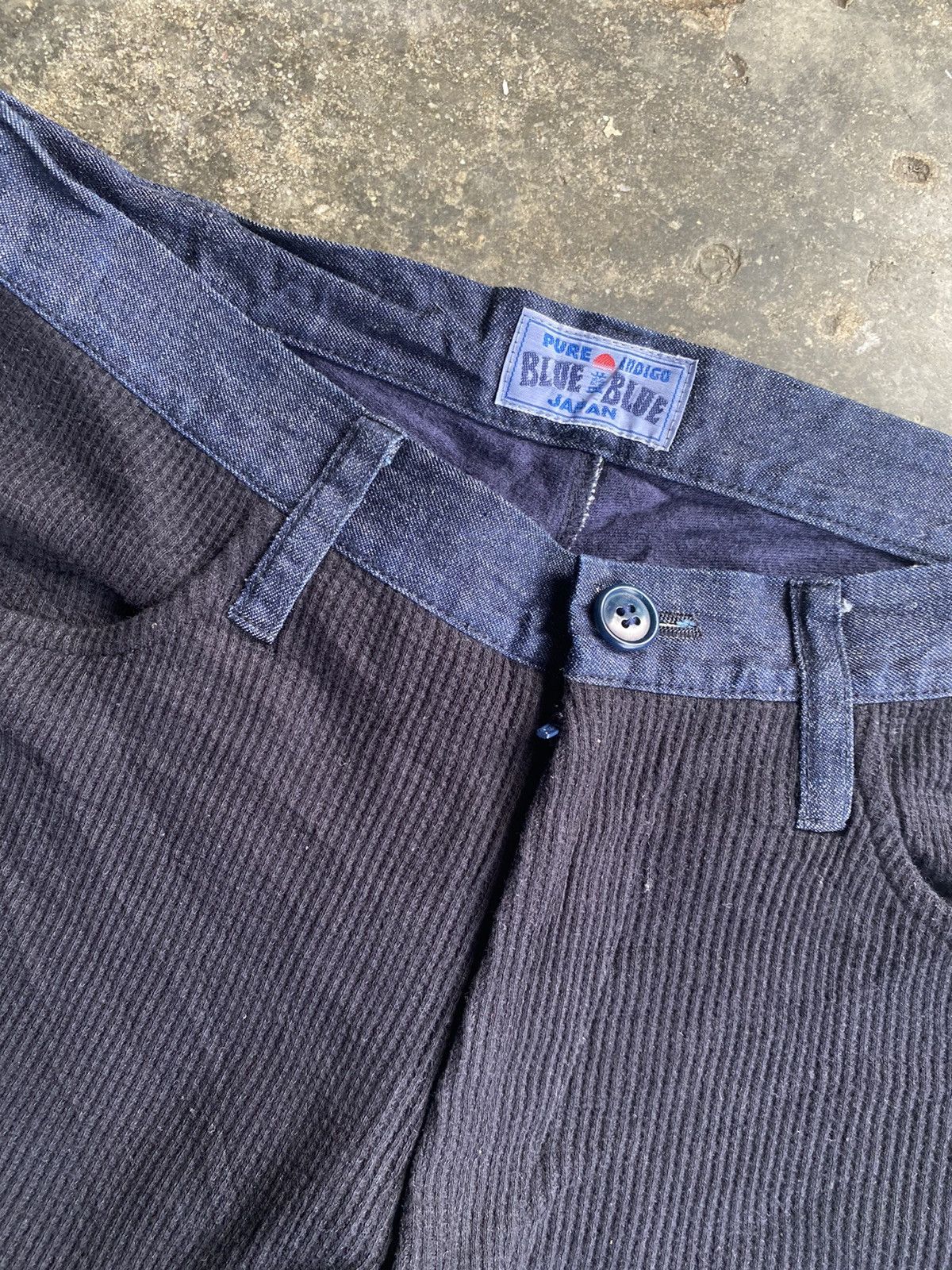 Blue Blue Japan × Vintage Blue Blue Japan Joggers Pants Size US 30 / EU 46 - 3 Thumbnail