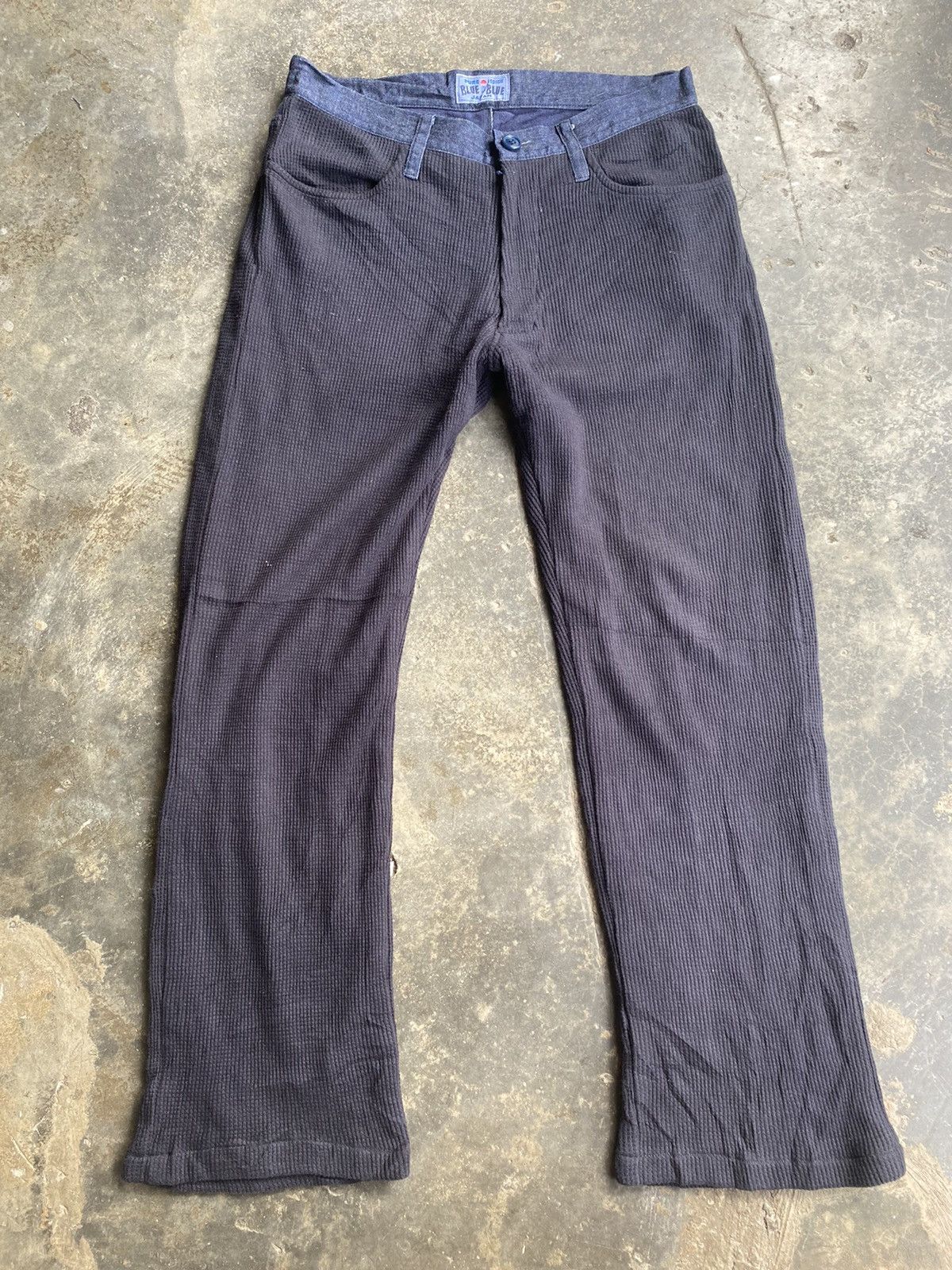 Blue Blue Japan × Vintage Blue Blue Japan Joggers Pants Size US 30 / EU 46 - 1 Thumbnail