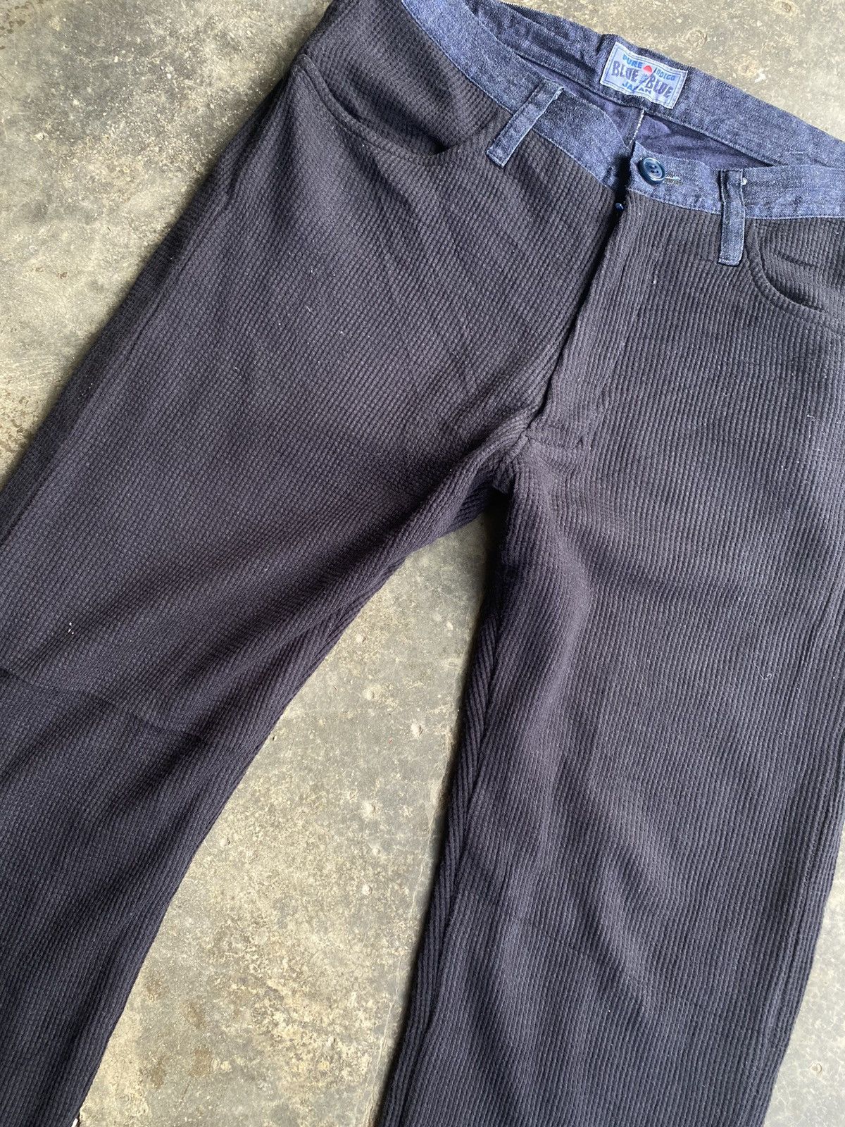 Blue Blue Japan × Vintage Blue Blue Japan Joggers Pants Size US 30 / EU 46 - 4 Thumbnail