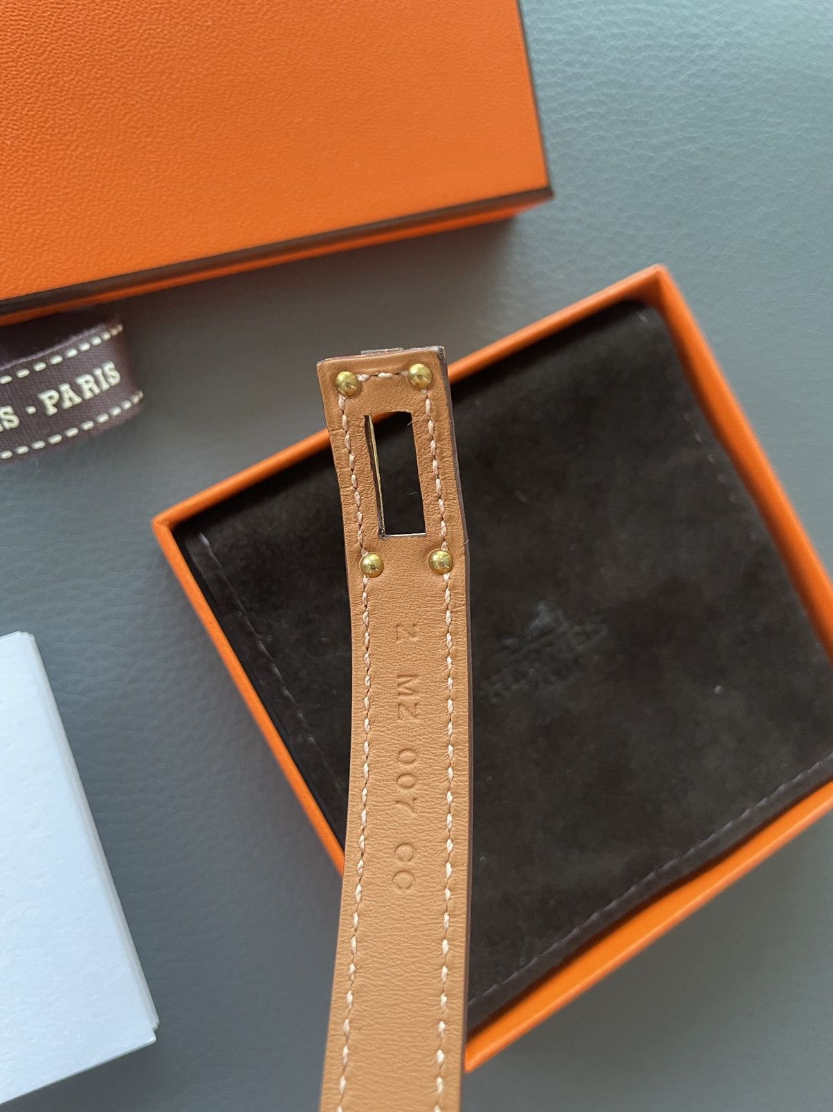 Hermes Sold Out Rare Iconic Brand New Kelly double leather bracelet Size ONE SIZE - 11 Thumbnail