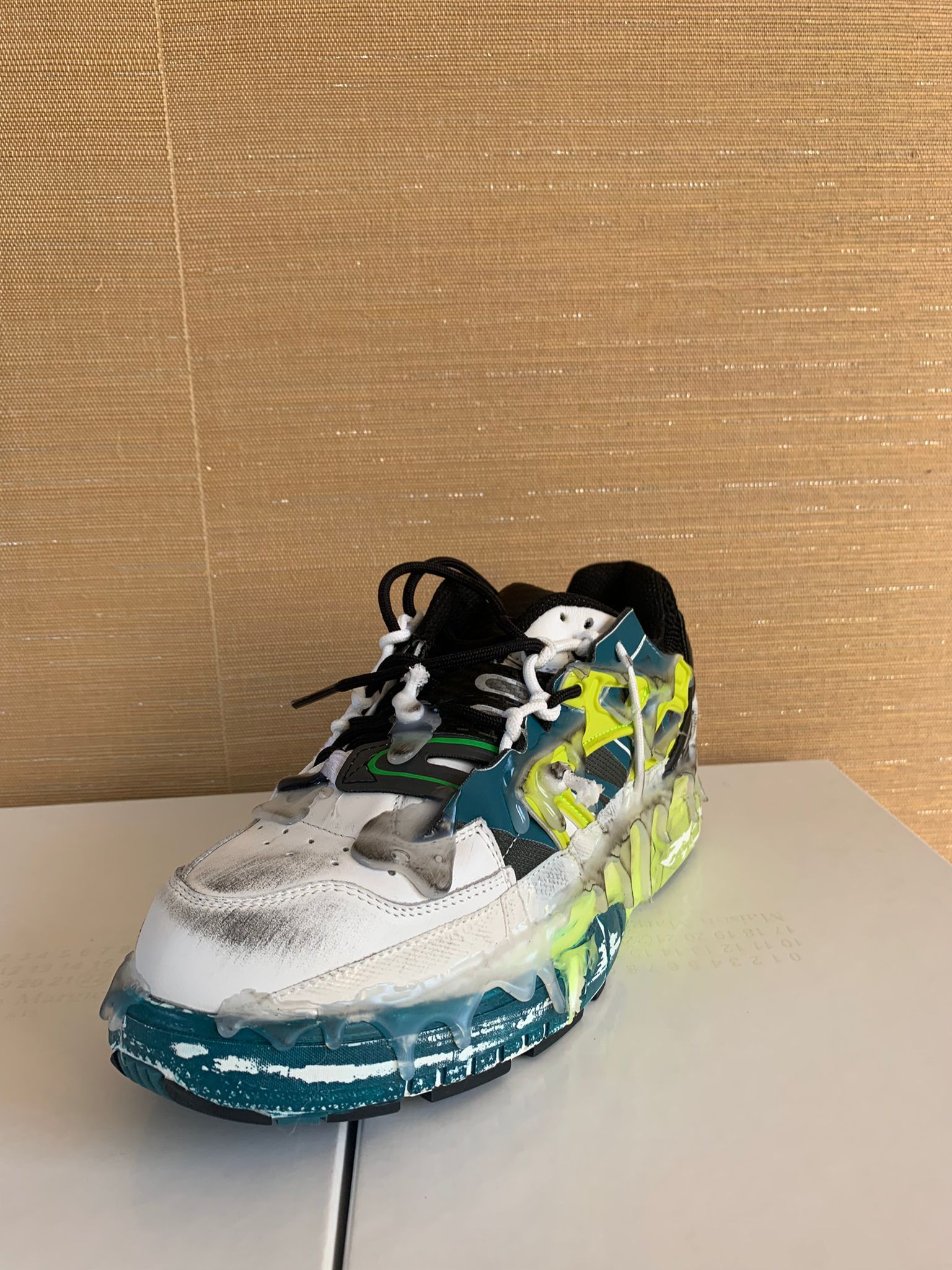 Maison Margiela Fusion Sneakers in Green & Yellow Size US 8 / EU 41 - 2 Thumbnail