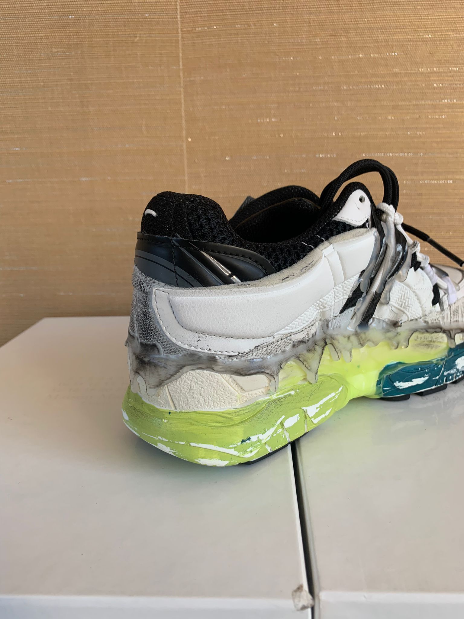 Maison Margiela Fusion Sneakers in Green & Yellow Size US 8 / EU 41 - 7 Thumbnail