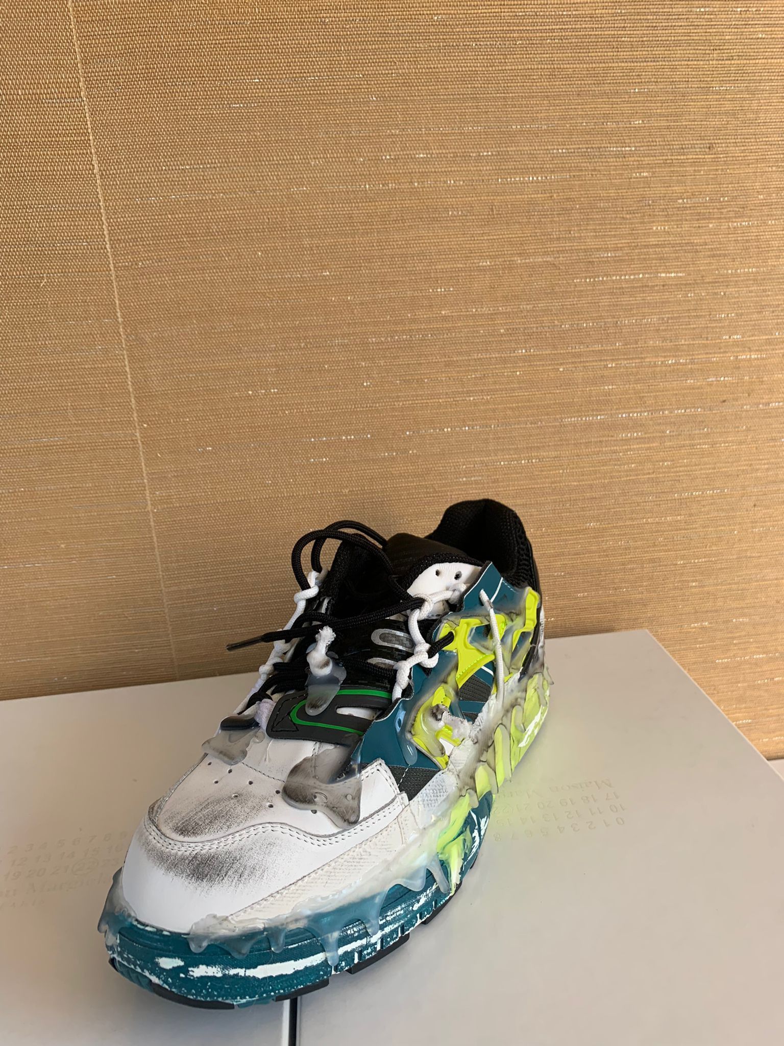Maison Margiela Fusion Sneakers in Green & Yellow Size US 8 / EU 41 - 4 Thumbnail