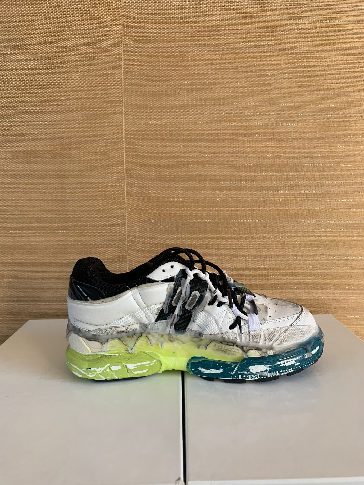 Maison Margiela Fusion Sneakers in Green & Yellow Size US 8 / EU 41 - 8 Thumbnail