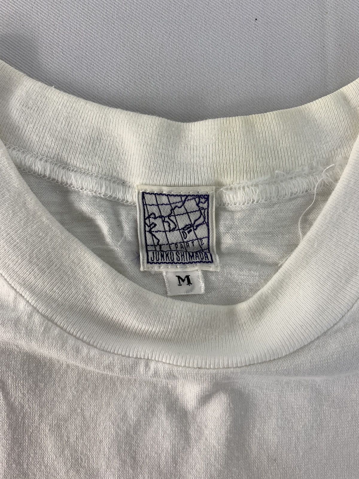 Japanese Brand 90s Junko Shimada Box Japan Map Logo Unisex Tee Size US M / EU 48-50 / 2 - 3 Thumbnail