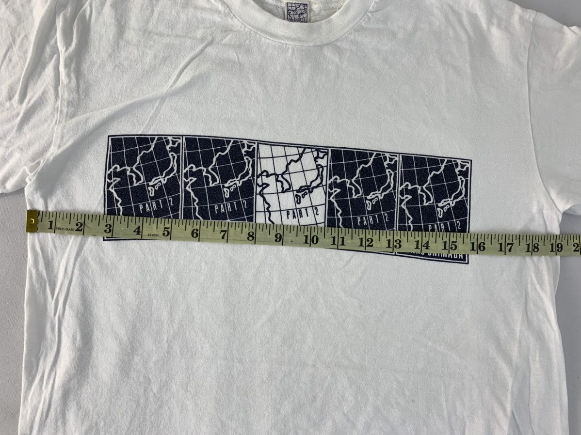 Japanese Brand 90s Junko Shimada Box Japan Map Logo Unisex Tee Size US M / EU 48-50 / 2 - 6 Thumbnail