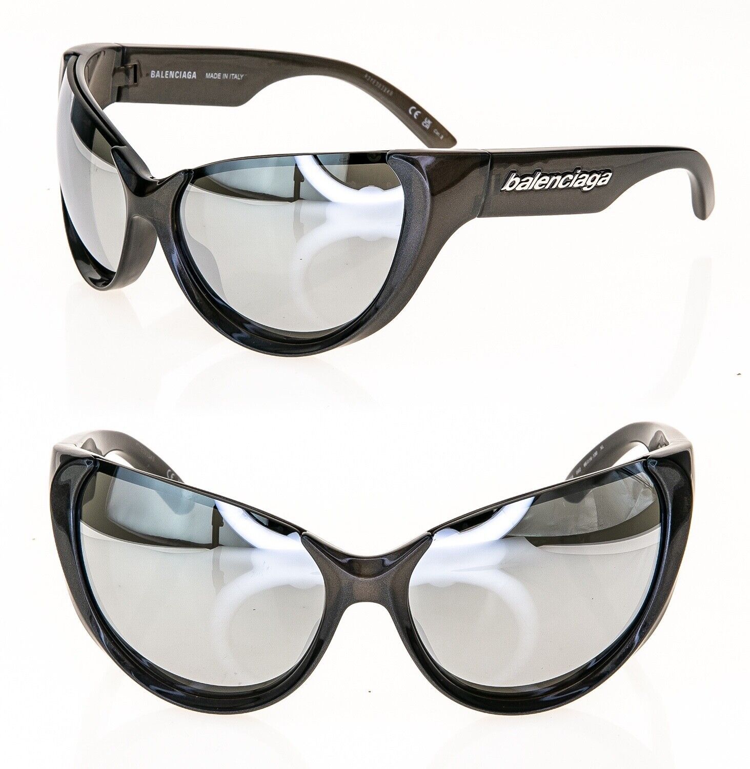 BALENCIAGA バタフライアイ Mask Butterfly Sunglasses in Black | Balenciaga US