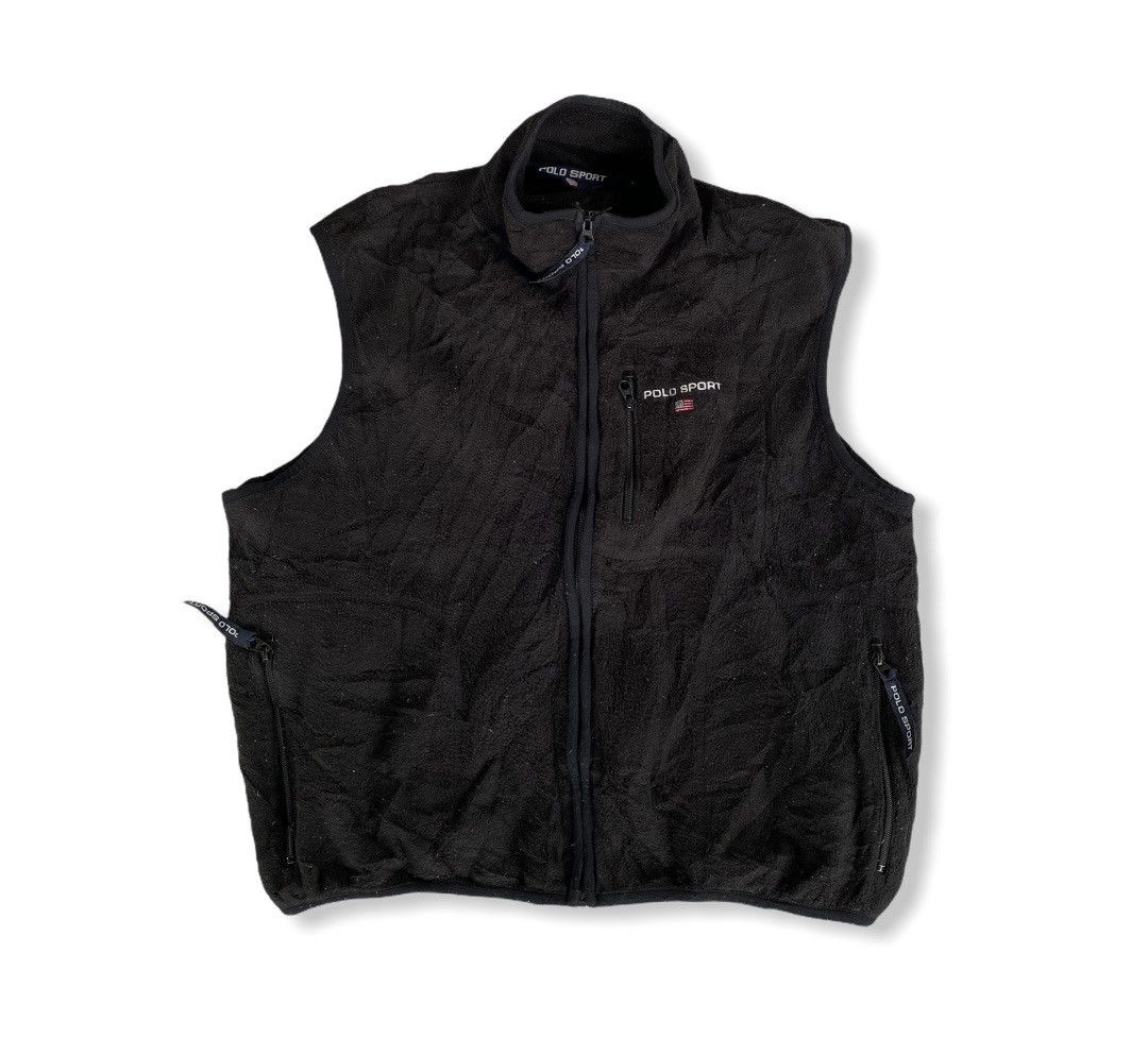 Polo Ralph Lauren × Vintage Vintage 90s Polo Sport Fleece Vest Made In Usa Size US L / EU 52-54 / 3 - 1 Thumbnail