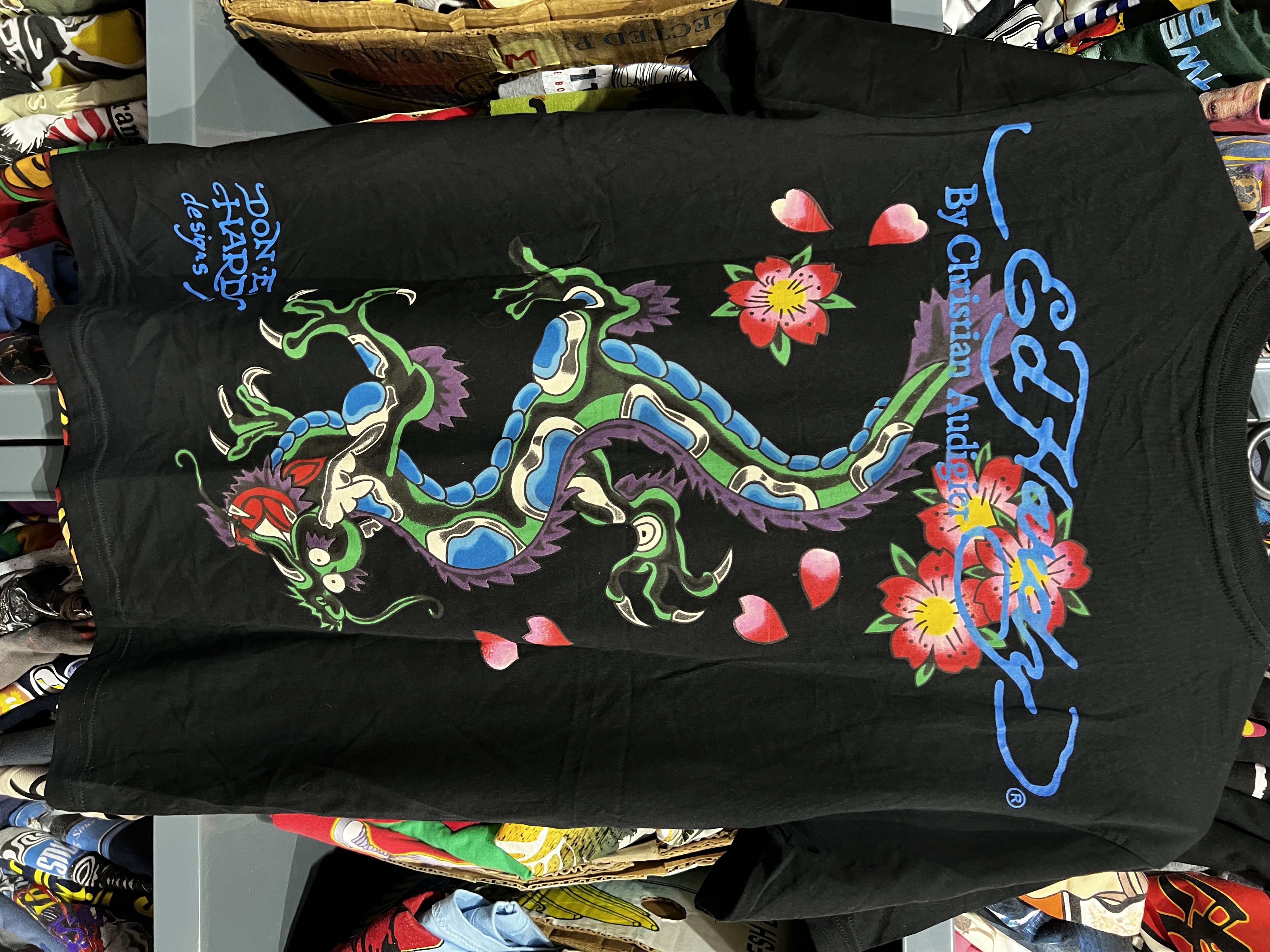 Christian Audigier × Ed Hardy Skull Tattoo ED hardy T shirt Size M Christian Audigier Size US M / EU 48-50 / 2 - 1 Thumbnail