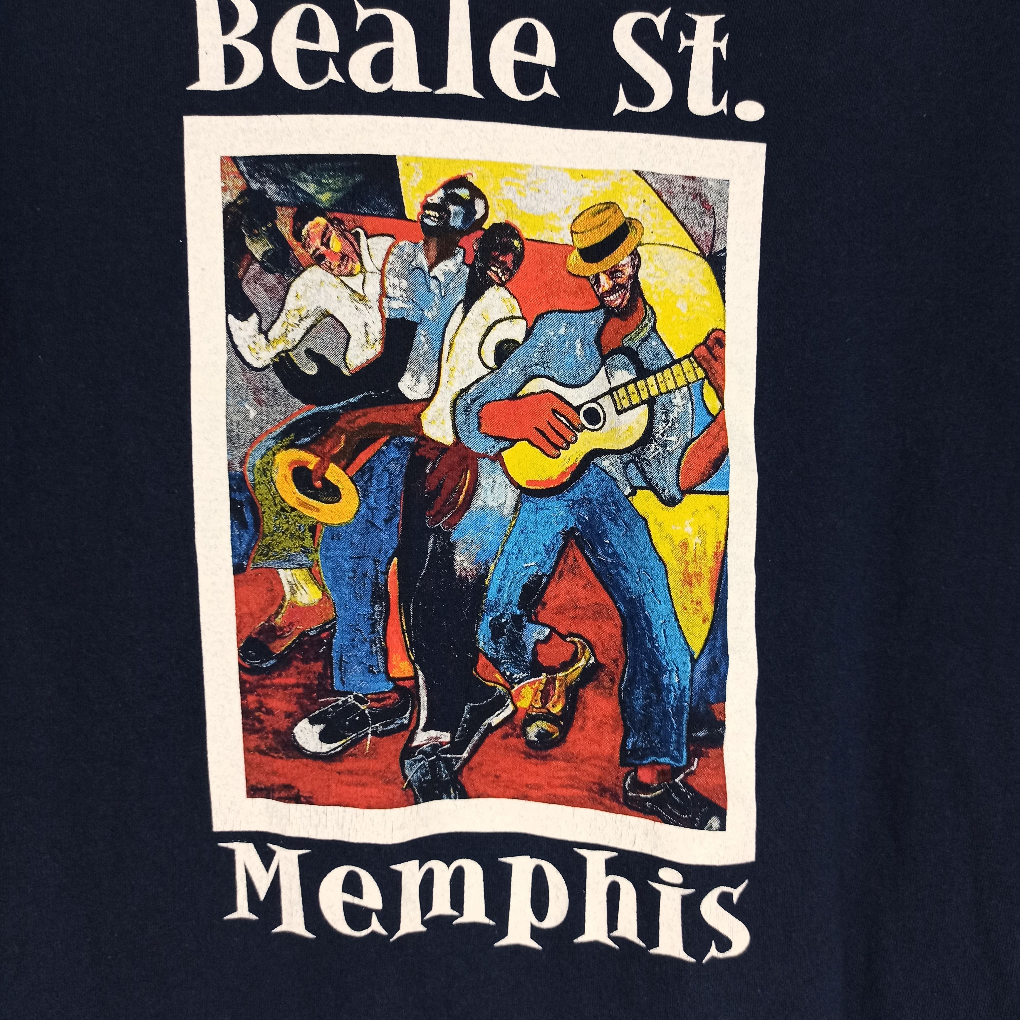 Gildan Rare Beale St.Memphis Music Blues Series Tshirt Size US S / EU 44-46 / 1 - 2 Thumbnail