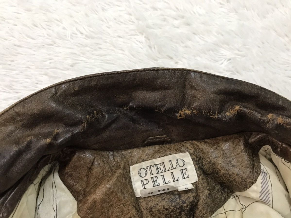Leather Otello Pelle Leather Jacket Normandy Invasion Size US L / EU 52-54 / 3 - 12 Thumbnail