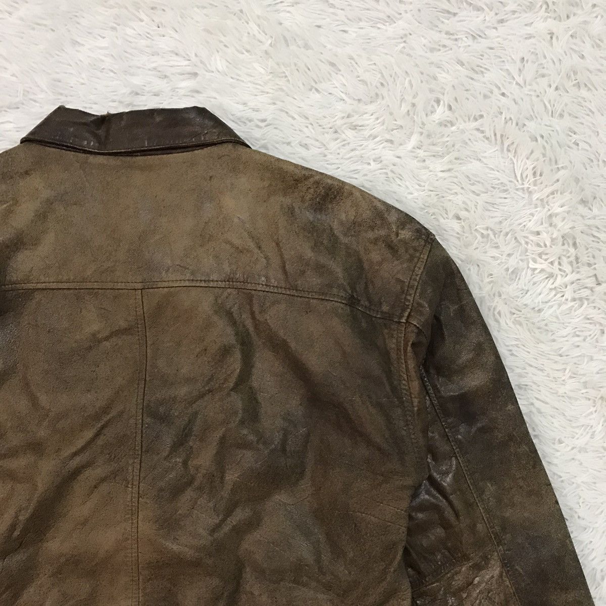 Leather Otello Pelle Leather Jacket Normandy Invasion Size US L / EU 52-54 / 3 - 9 Thumbnail