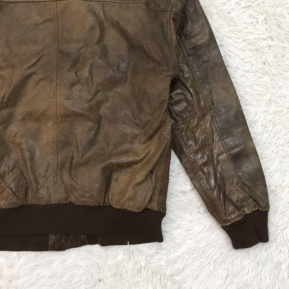 Leather Otello Pelle Leather Jacket Normandy Invasion Size US L / EU 52-54 / 3 - 8 Thumbnail