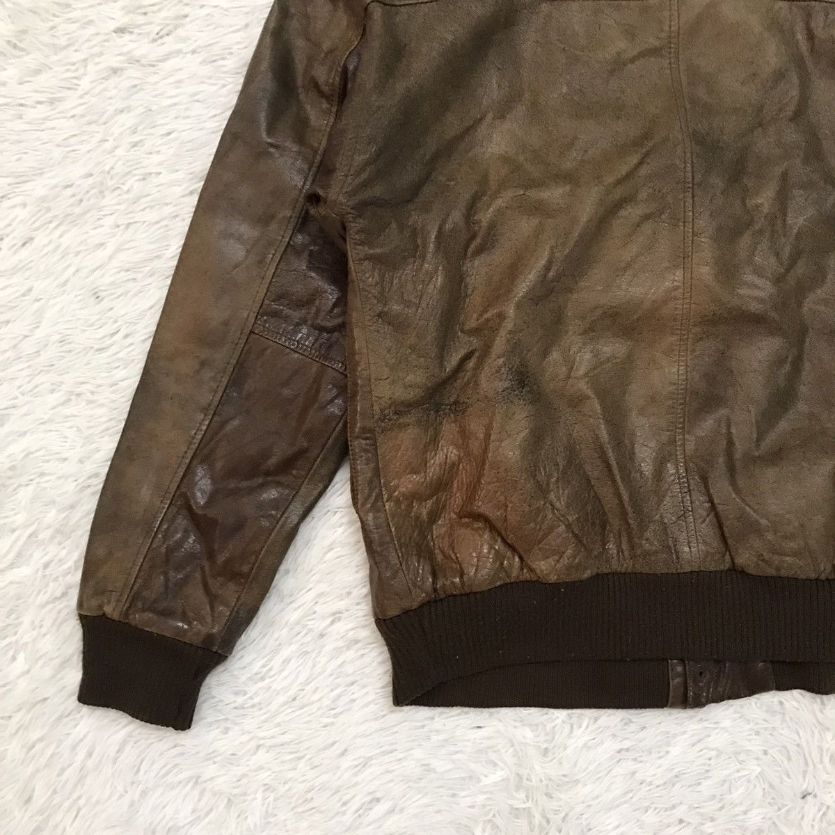 Leather Otello Pelle Leather Jacket Normandy Invasion Size US L / EU 52-54 / 3 - 7 Thumbnail