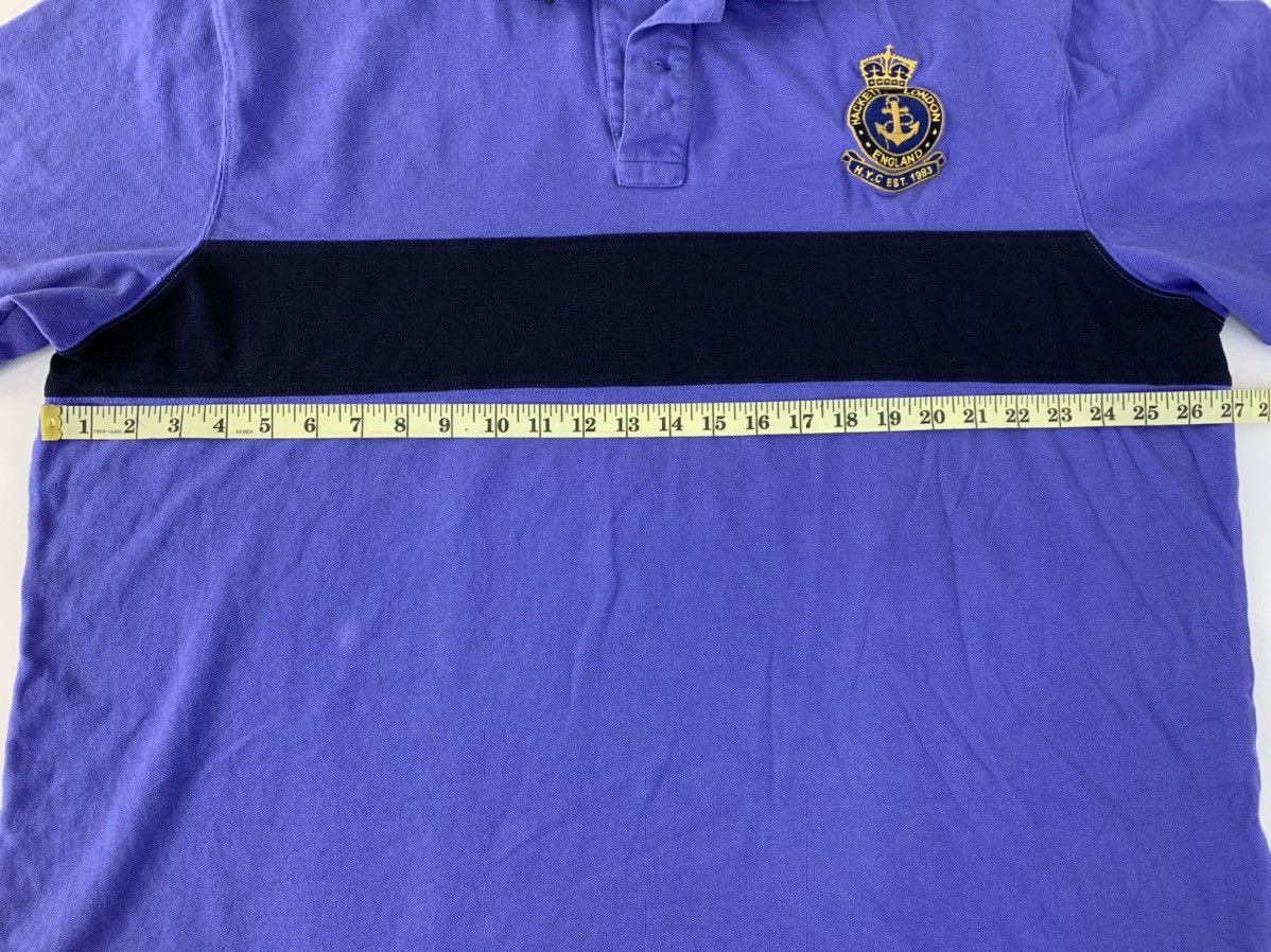 Hackett Hackett London England H.Y.C Striped Tailored Fit Polo Tee Size US XL / EU 56 / 4 - 6 Thumbnail