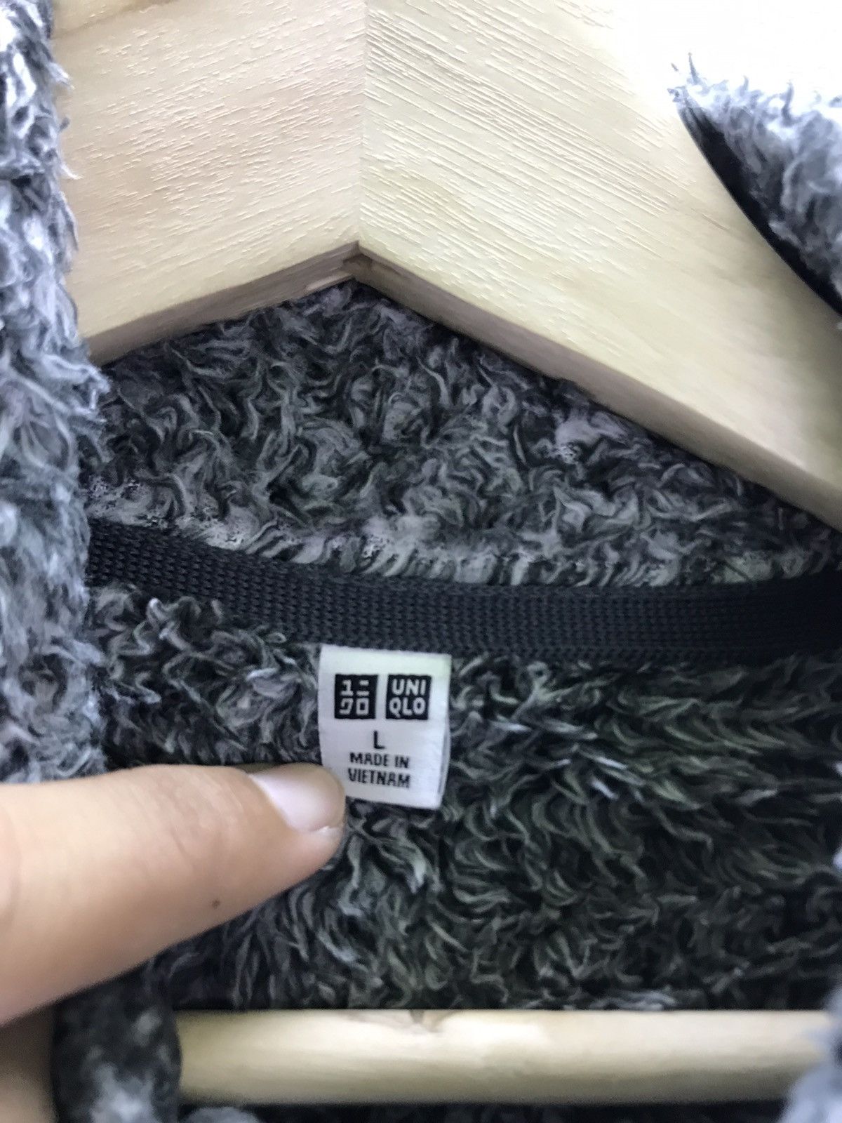 Japanese Brand × Uniqlo JapaneseBrand Uniqlo Fleece Zip Up Jacket Size US L / EU 52-54 / 3 - 4 Thumbnail