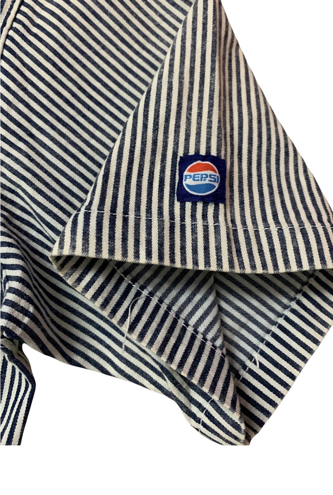 Pepsi Vintage Pepsi Cola Bayflow Striped Short Sleeve Shirt Size US M / EU 48-50 / 2 - 6 Thumbnail