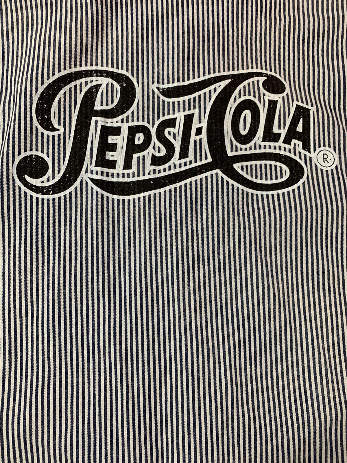 Pepsi Vintage Pepsi Cola Bayflow Striped Short Sleeve Shirt Size US M / EU 48-50 / 2 - 7 Thumbnail