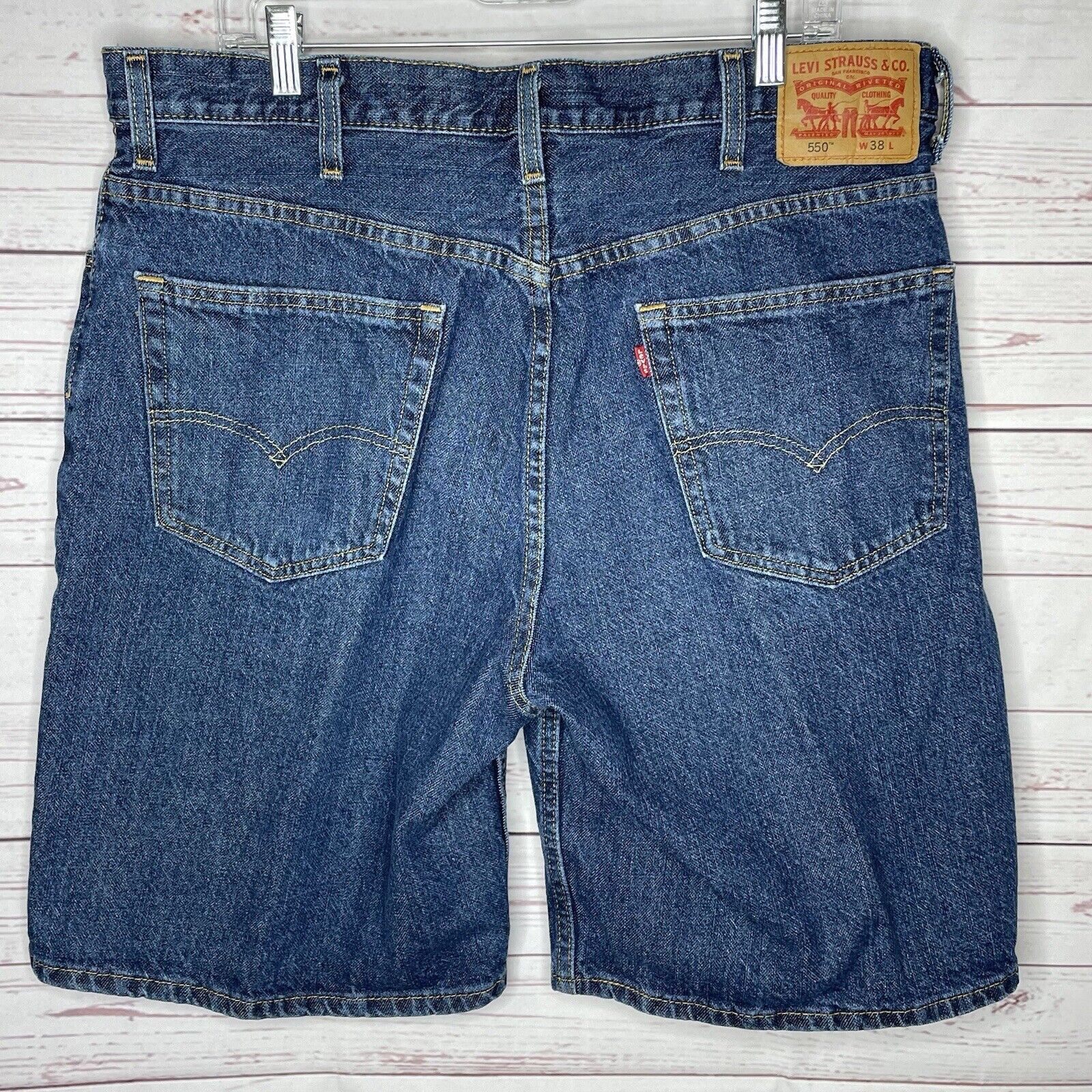 levi-s-levis-550-shorts-38-mens-blue-denim-casual-jean-relaxed-fit