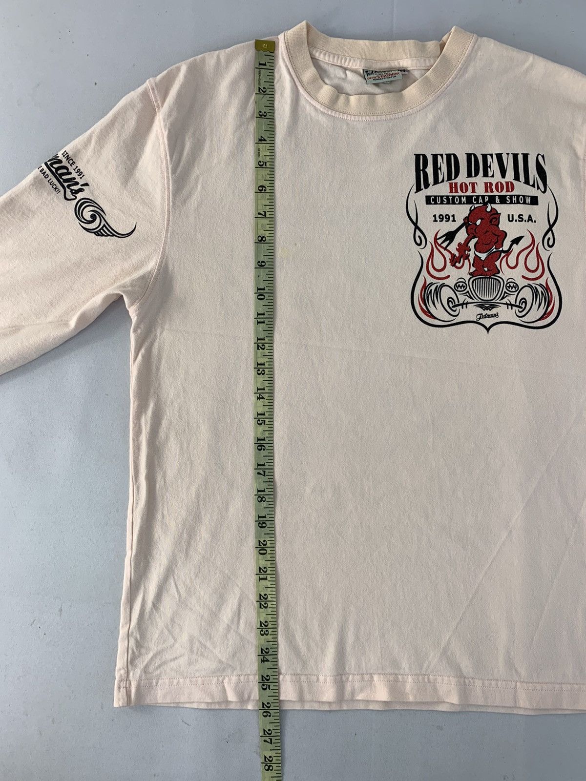 Tedman Ted Company Devil’s Equipment Red Devil Hot Rod Printed Tee Size US M / EU 48-50 / 2 - 7 Thumbnail