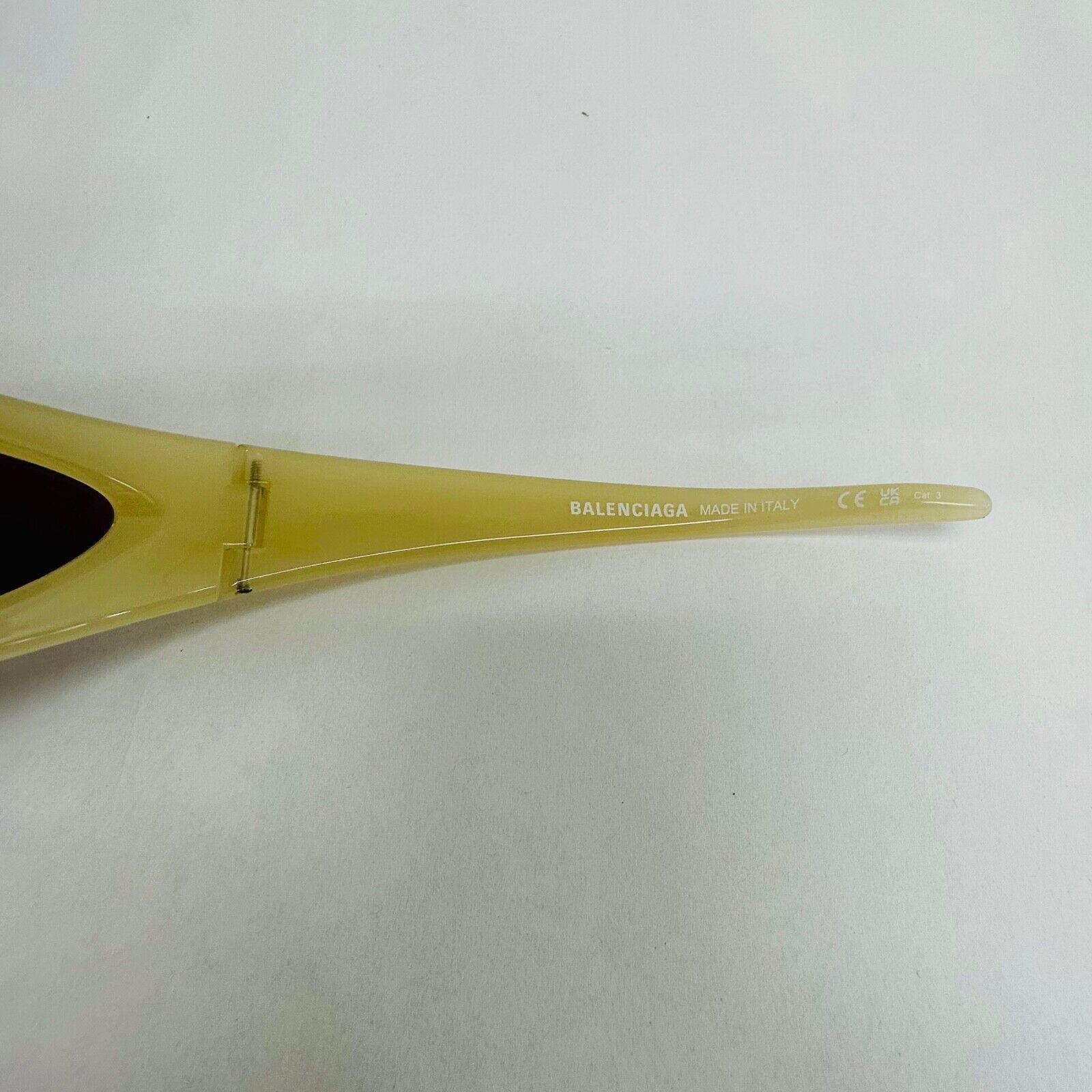 Balenciaga BALENCIAGA SKIN 0251 Wrap Cat Mask Light Yellow BB0251S Size ONE SIZE - 3 Thumbnail