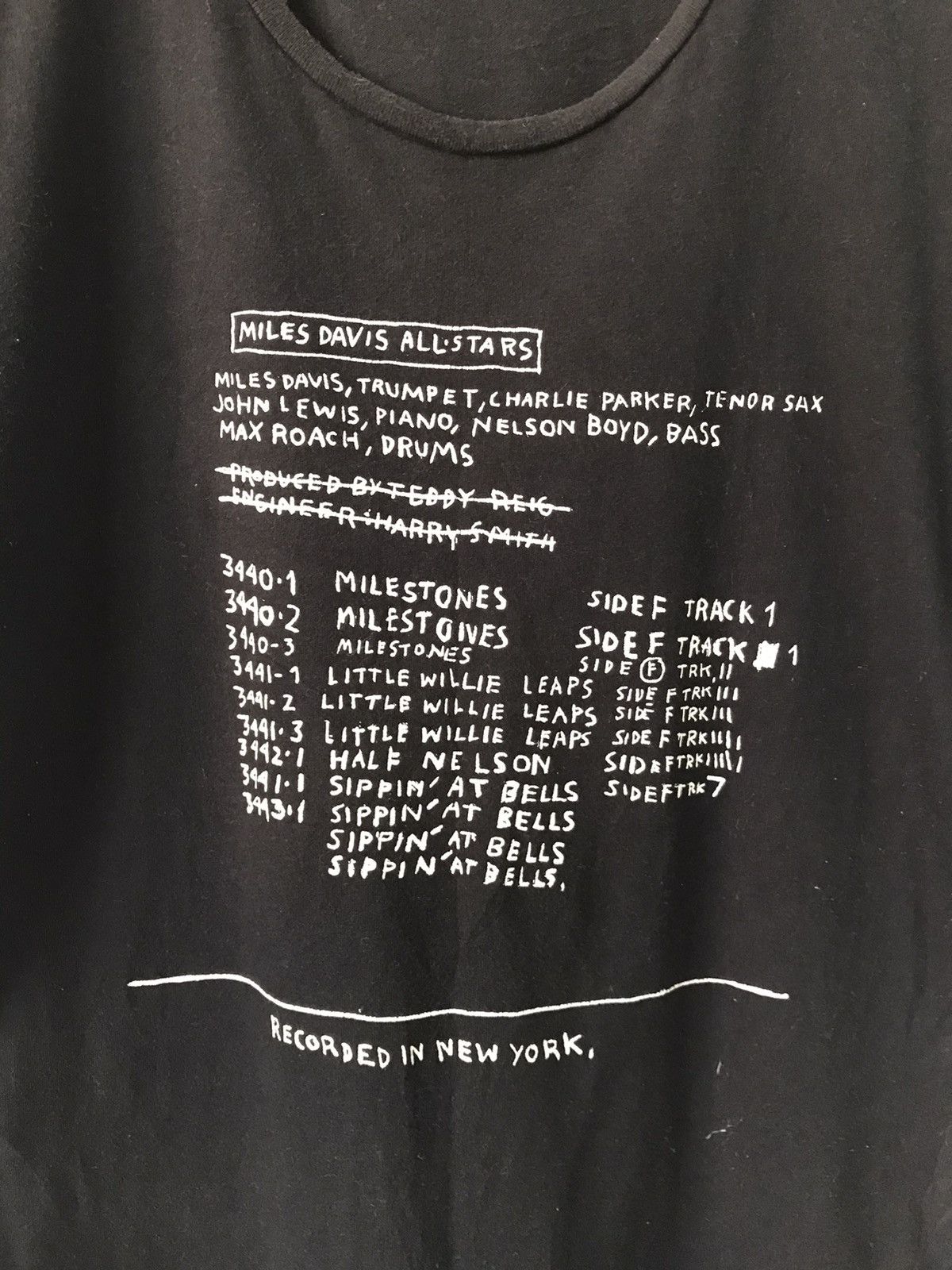 Jean-Michel Basquiat Ikka x Jean Michel Basquiat Miles Davis All Stars Tee Size US S / EU 44-46 / 1 - 3 Thumbnail