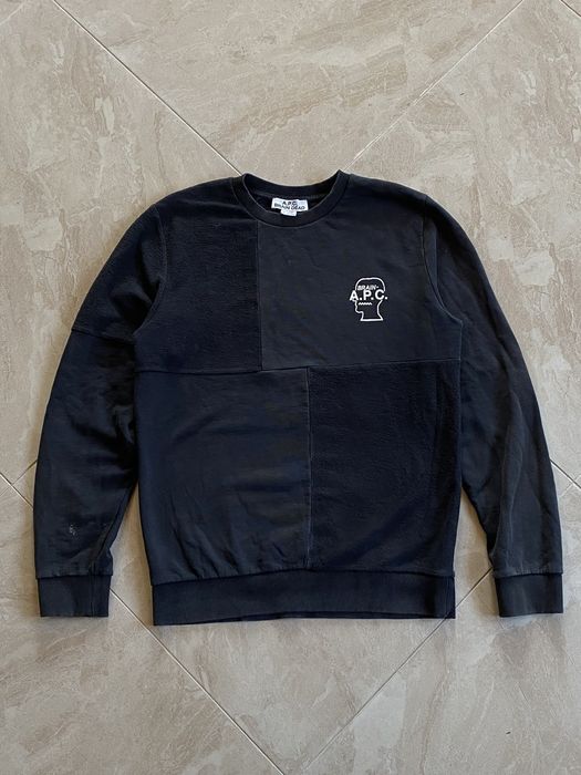 A.P.C. A.P.C x Brain Dead black sweatshirt Grailed