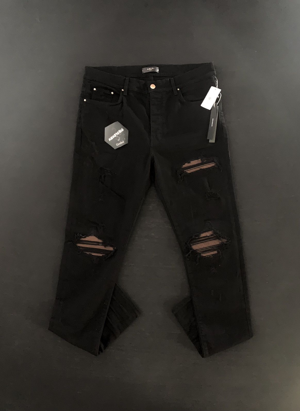 Amiri Amiri Ultra Suede MX1 Denim Jeans Size US 38 / EU 54 - 1 Thumbnail