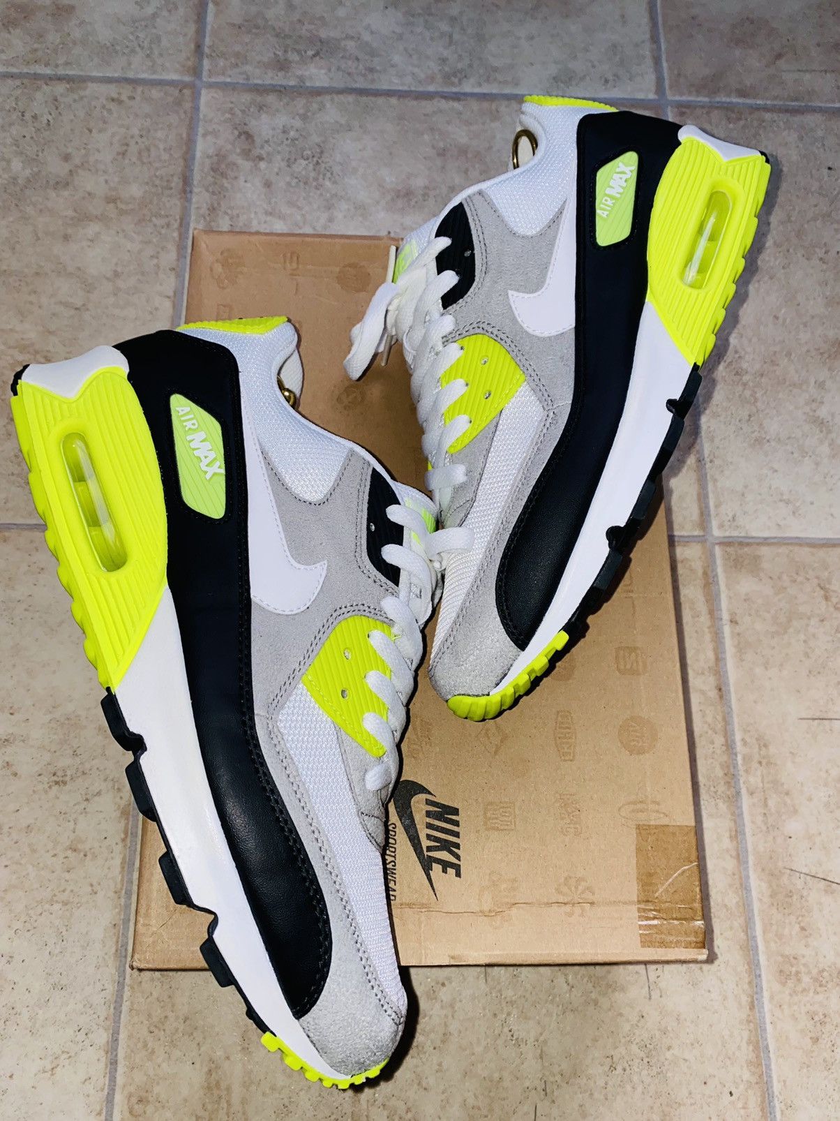 Nike × atmos Nike Air Max 90 OG Neon 95 Bw Parra Tn Fragment ACG Size US 10 / EU 43 - 12 Thumbnail