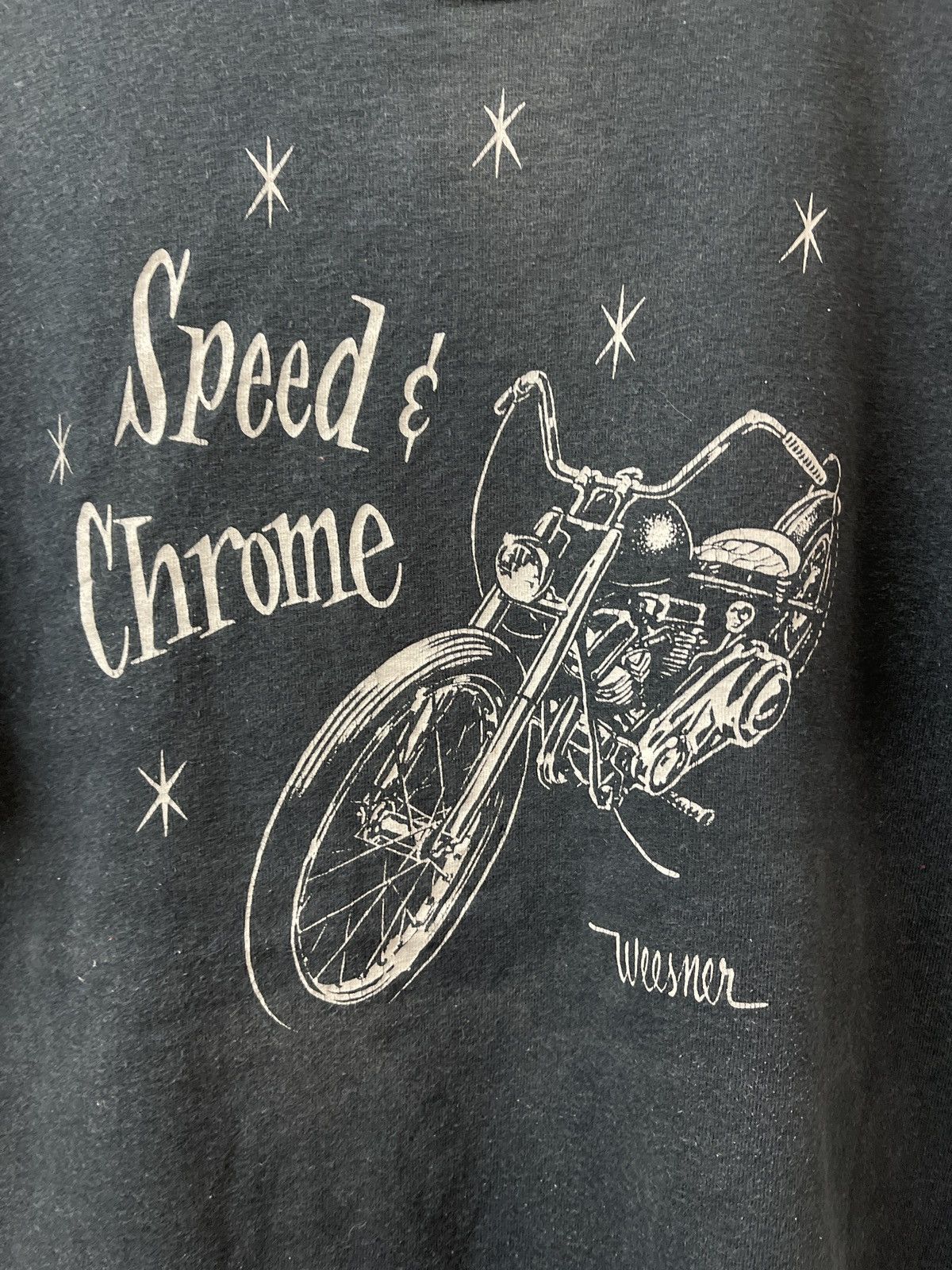 Gildan VINTAGE Y2K SPEED CHROME MOTORCYCLE TEE VERY RARE Size US S / EU 44-46 / 1 - 5 Thumbnail