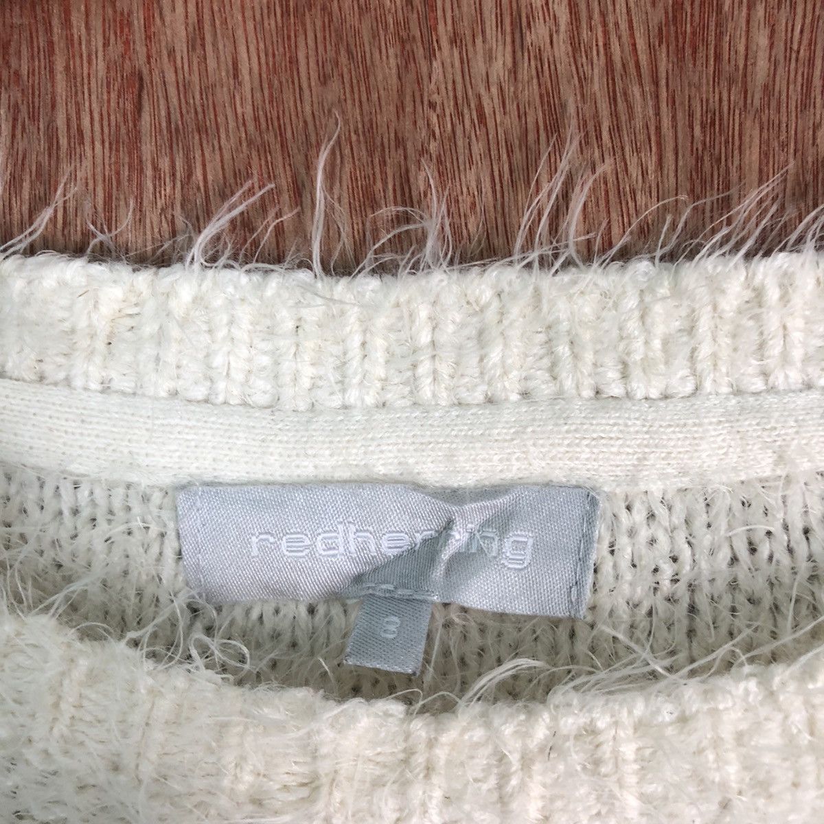 Aran Isles Knitwear Redherring Shag Shaggy Fur Mohair Knitwear #6494 Size M / US 6-8 / IT 42-44 - 7 Thumbnail
