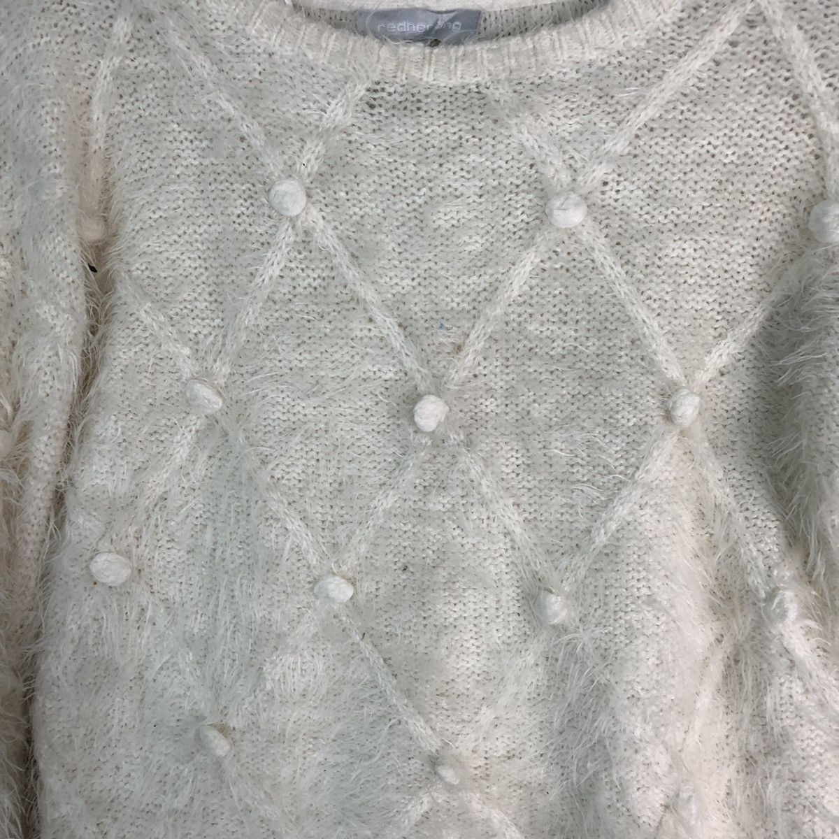 Aran Isles Knitwear Redherring Shag Shaggy Fur Mohair Knitwear #6494 Size M / US 6-8 / IT 42-44 - 6 Thumbnail