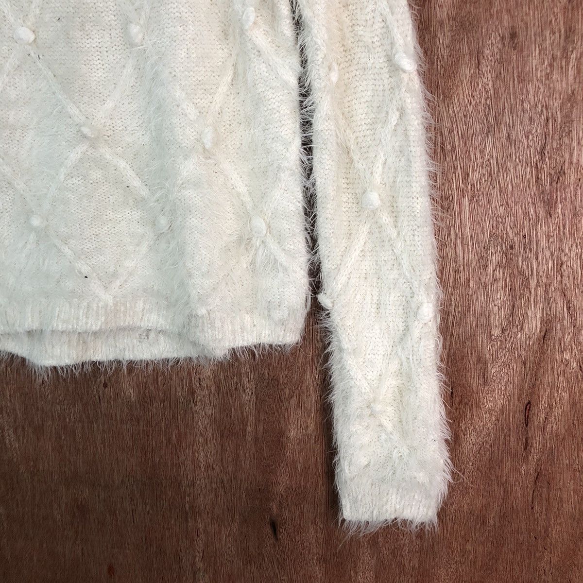 Aran Isles Knitwear Redherring Shag Shaggy Fur Mohair Knitwear #6494 Size M / US 6-8 / IT 42-44 - 5 Thumbnail